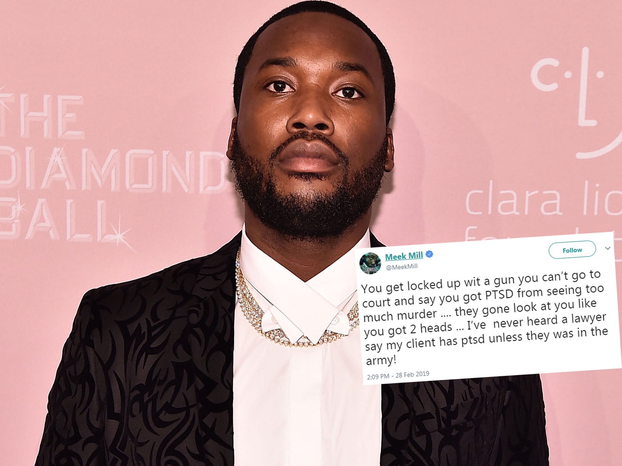 Meek Mill Tweets About Having PTSD