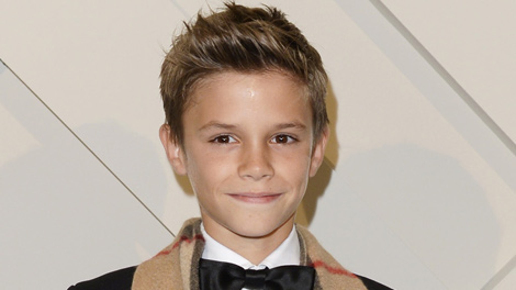 Romeo Beckham Stars In New Burberry Campaign, Gets Support from David ...