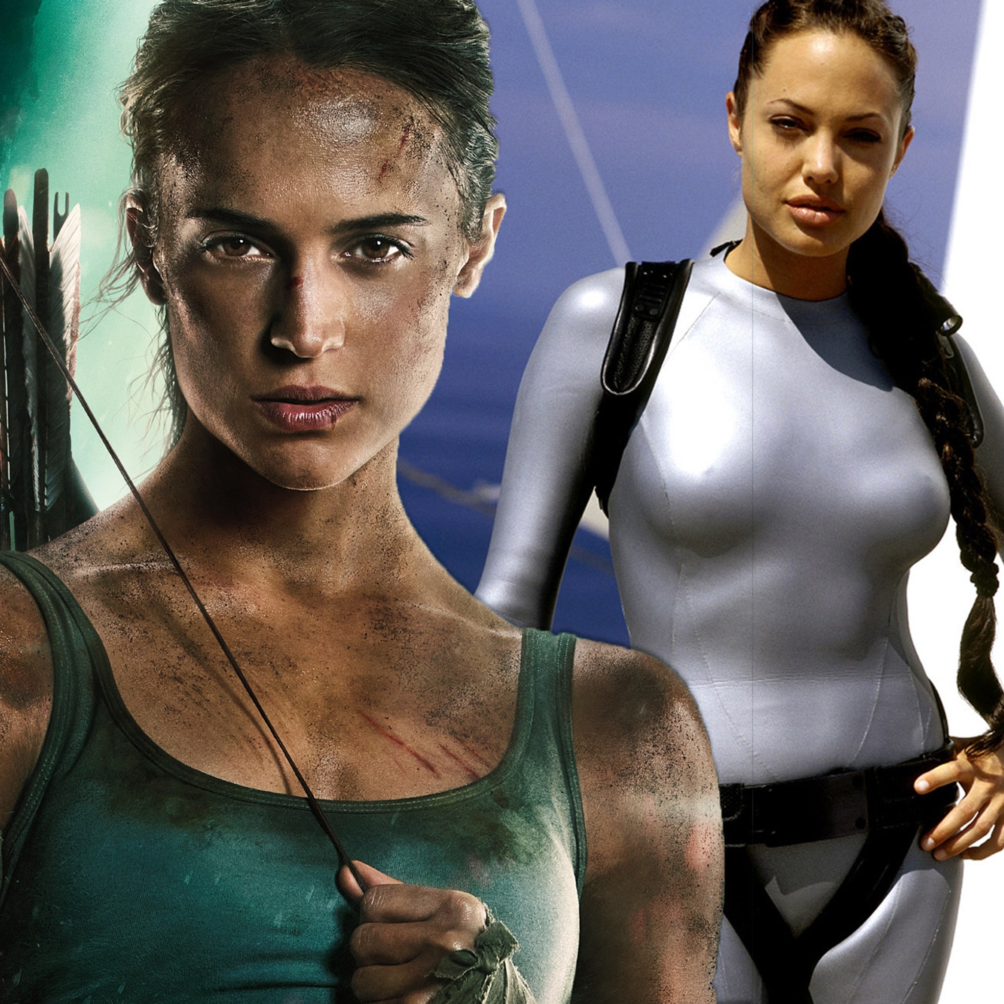 Angelina Jolie (Tomb Raider)  Tomb raider angelina jolie, Brad pitt and angelina  jolie, Lara croft angelina