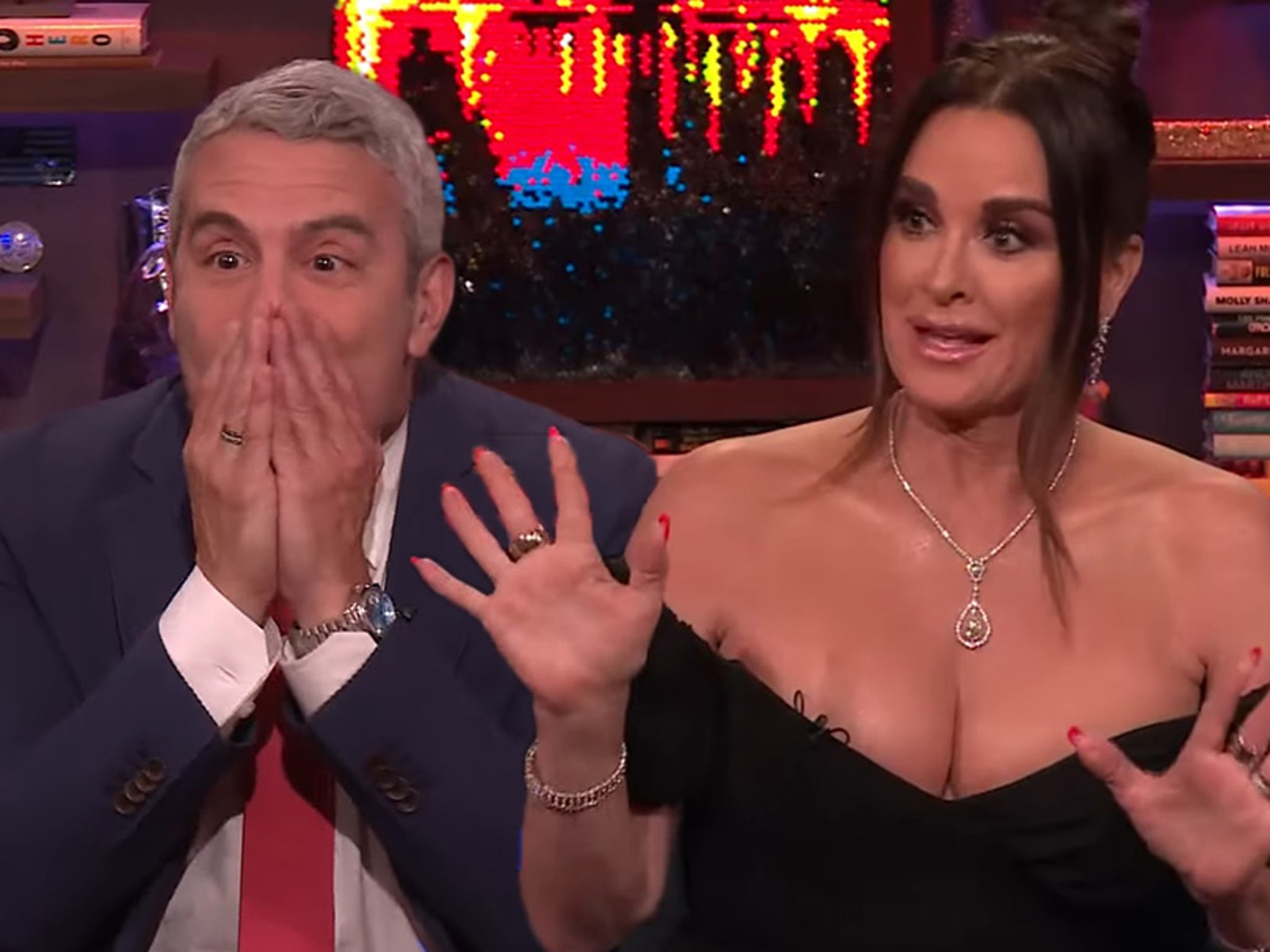 Andy Cohen Accidentally Exposes Kyle Richards Plastic Surgery on WWHL