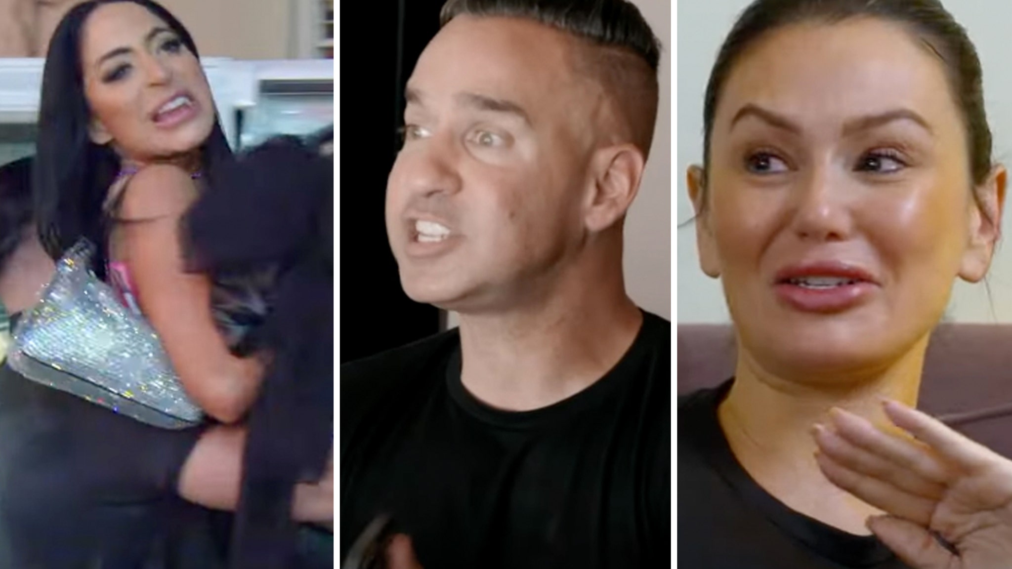 Jersey Shore Family Vacation Trailer Mike and Angelina Fight, JWoww
