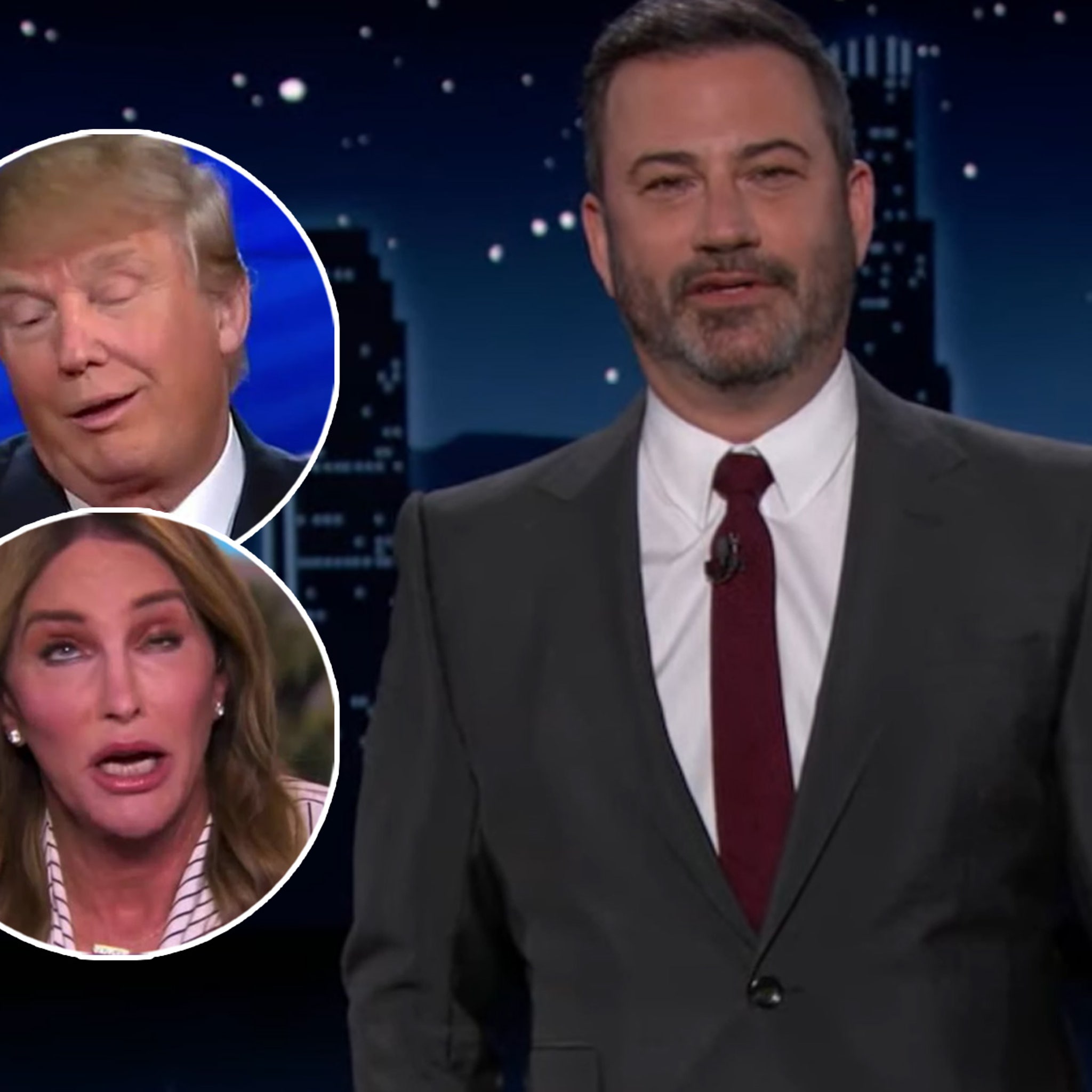 Caitlyn Jenner Fires Back After Jimmy Kimmel Brands Her Trump In