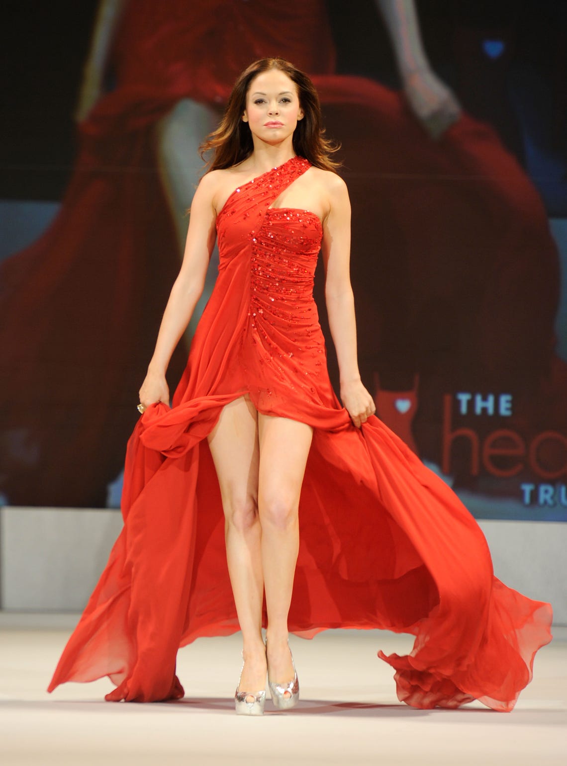 Red rules runway at Heart Truth Fashion Show