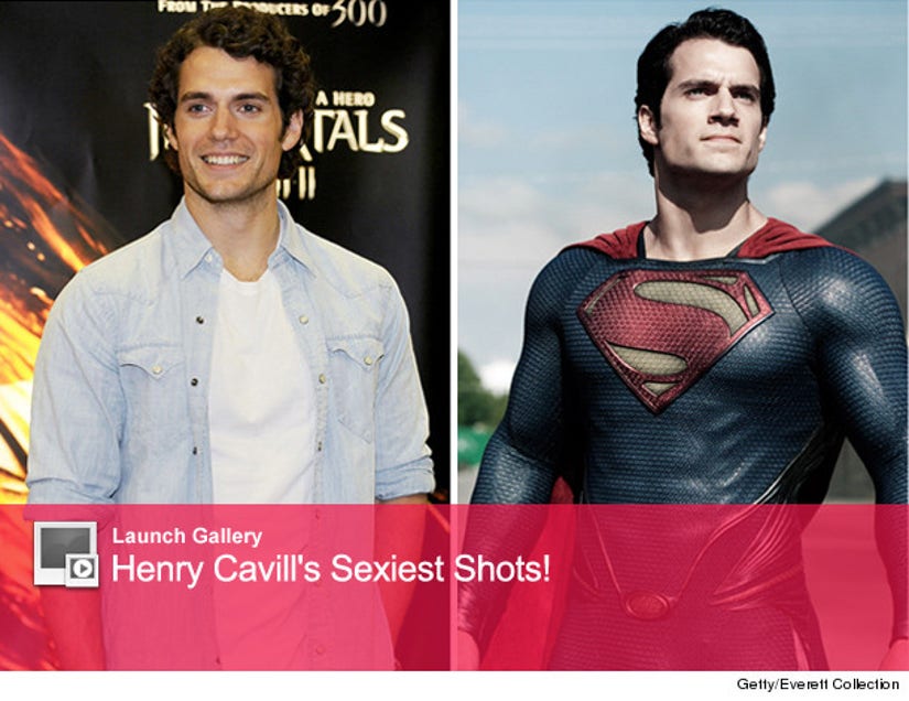 henry cavill man of steel eyes