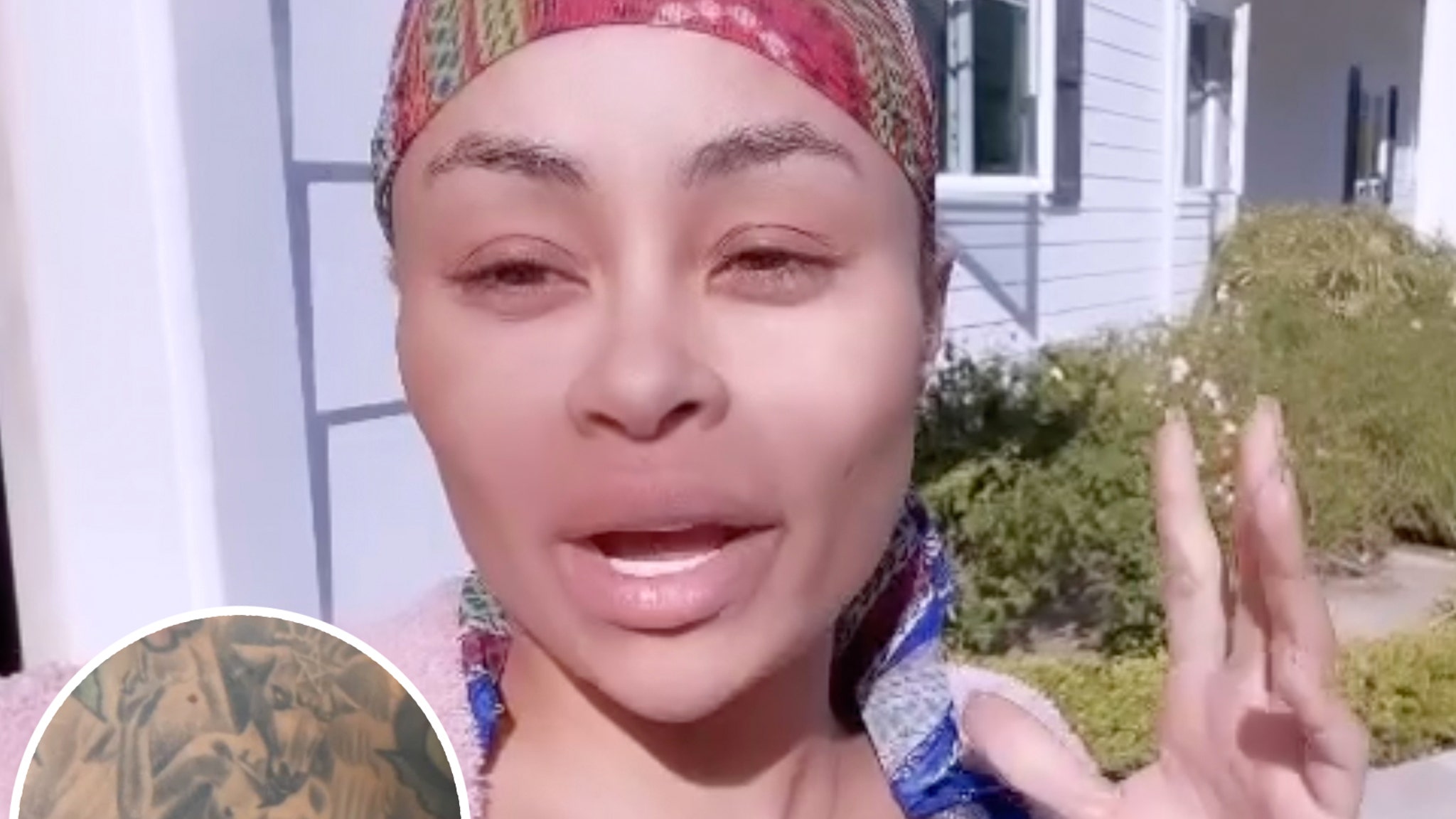 Blac Chyna Gets Demonic Tattoo Removed As She Continues Life