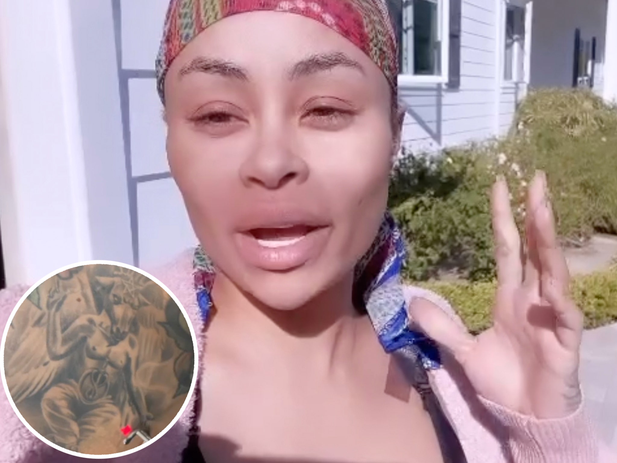 Blac Chyna Gets Baphomet Tattoo Removed As She Continues Life Changing Journey