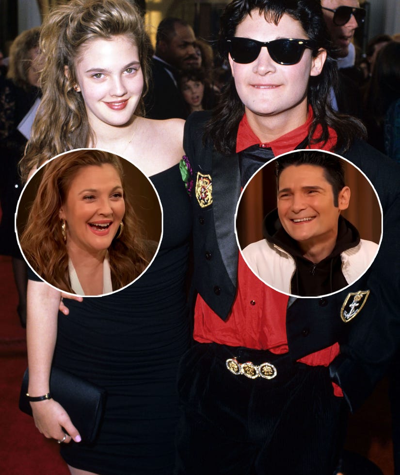 Drew Barrymore & Corey Feldman Reunite After 25 Years, Recall Their...