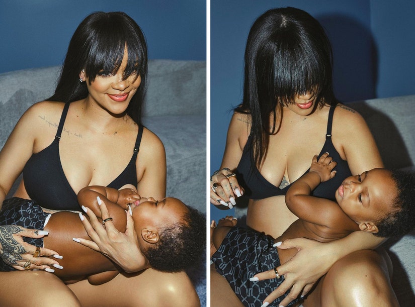 Rihanna Breastfeeds Son RZA in Maternity Underwear Ad for Savage X
Fenty