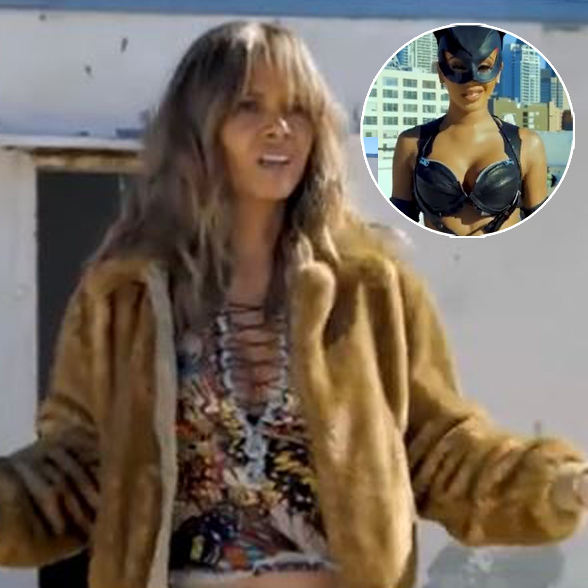 Halle Berry Reacts to Saweetie Recreating Her Iconic Catwoman Costume