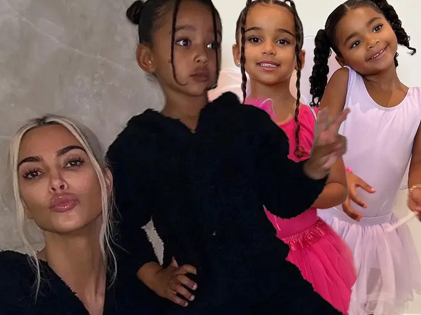 Jessica Simpson's Daughter Maxwell and Kim Kardashian's Daughter North Are  BFFs