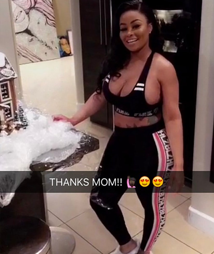 Blac Chyna Flaunts Post-Baby Bod In a Sports Bra -- And We're
Impressed!