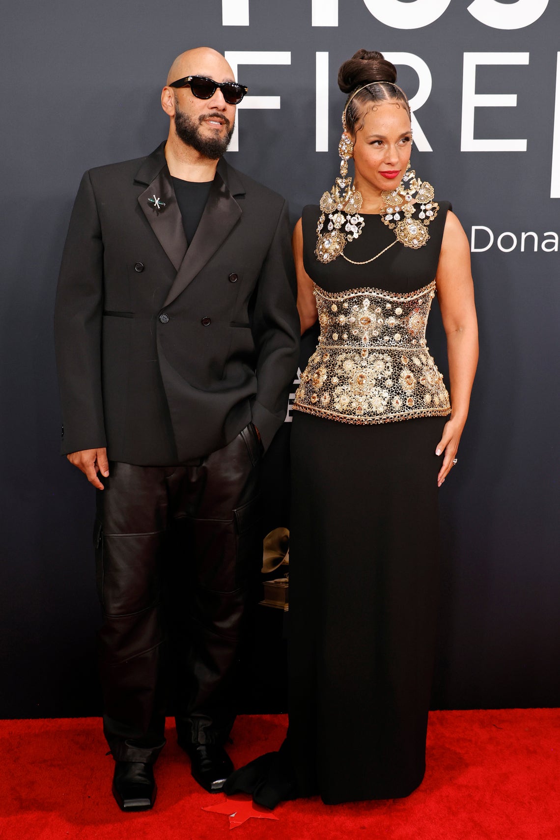 Swizz Beatz and Alicia Keys