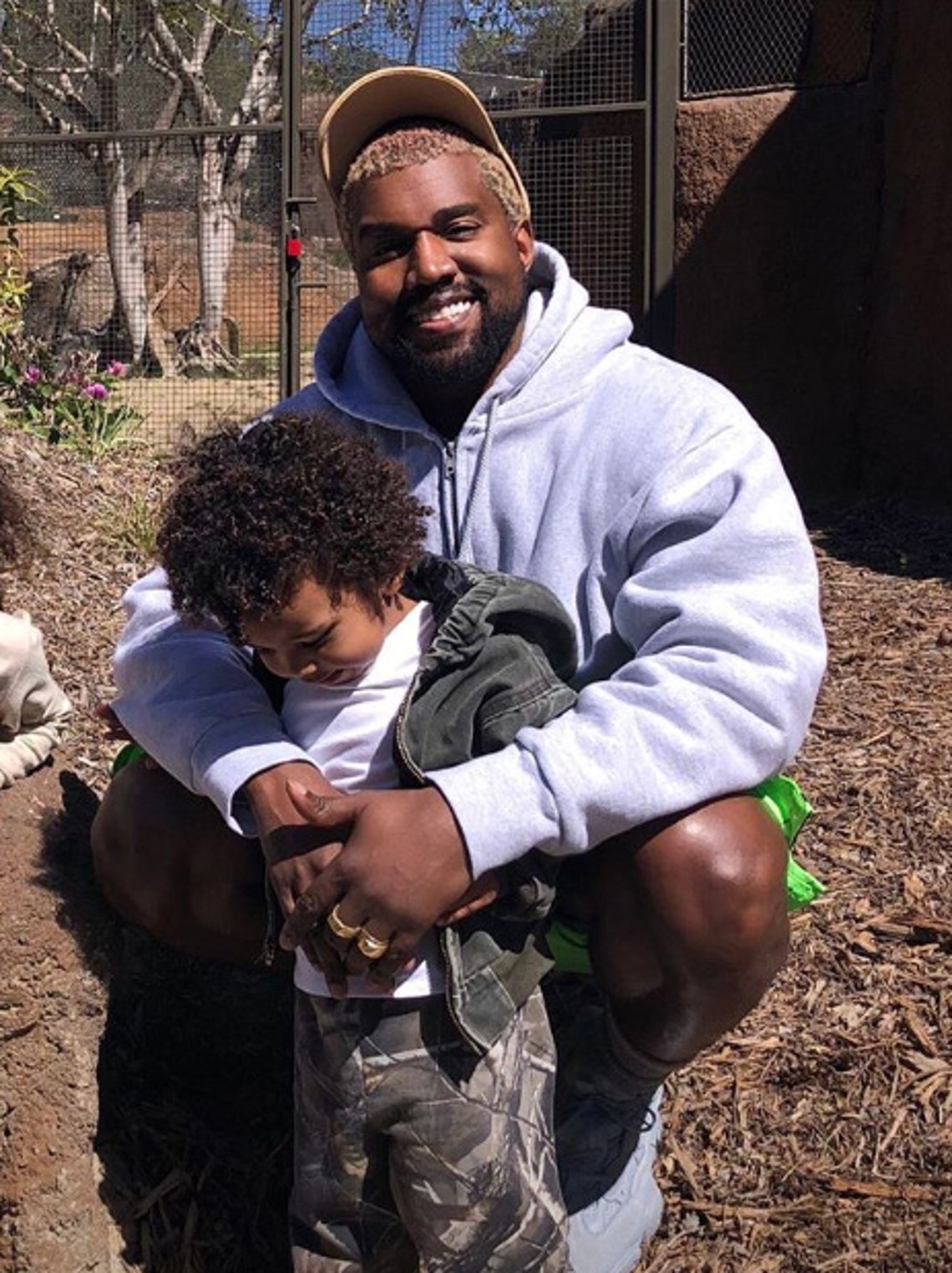 Kim Kardashian and family visit the San Diego Zoo.