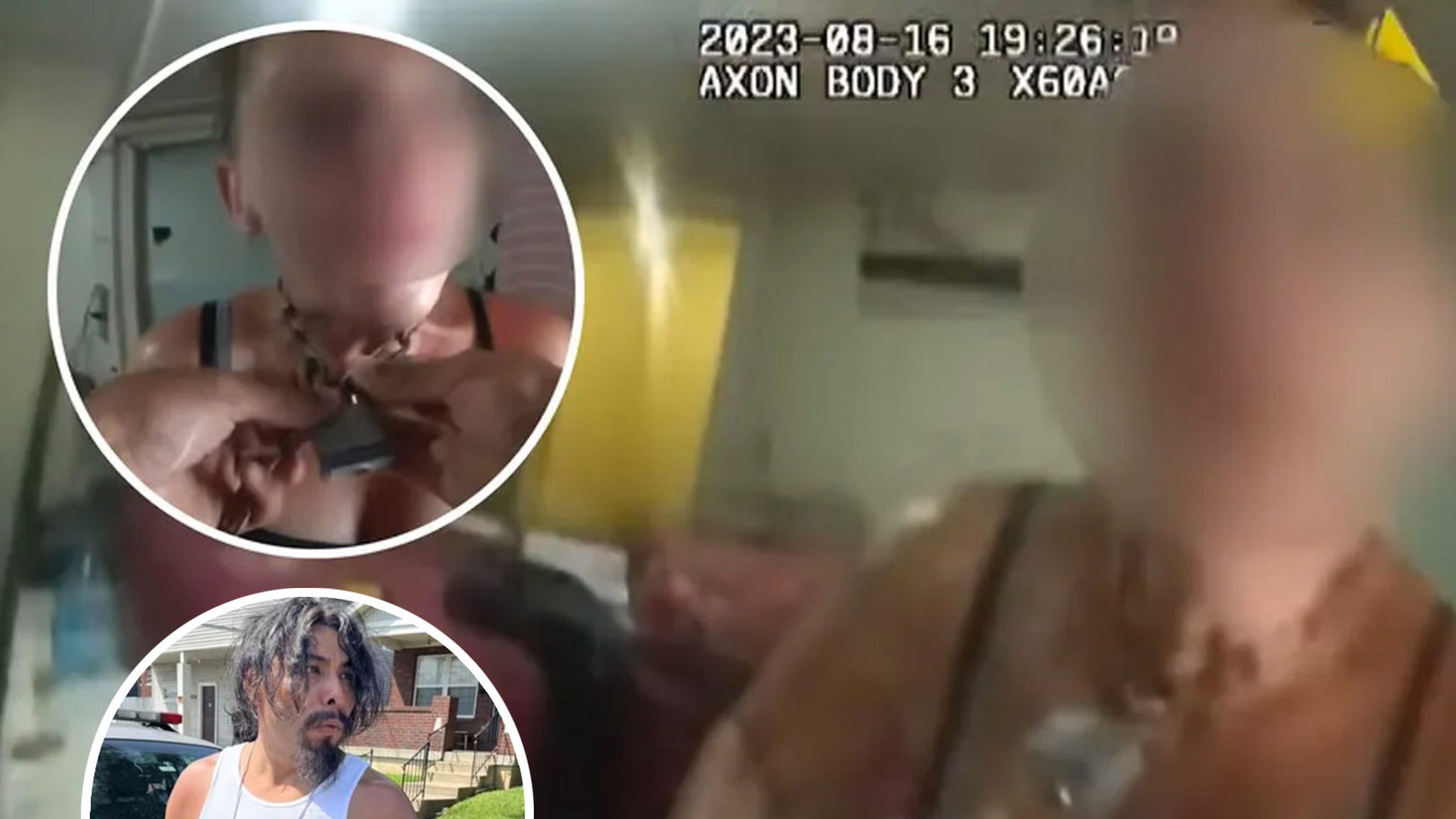 Man Claims Woman Chained by Neck In Dramatic Bodycam Rescue Video 'Did It To Herself': Police