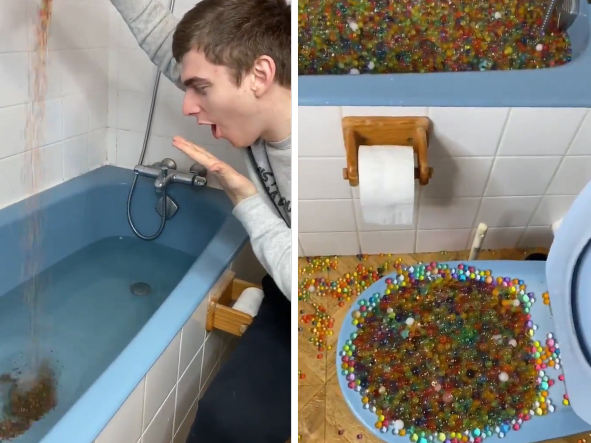 French YouTuber Fills Bathtub With 
