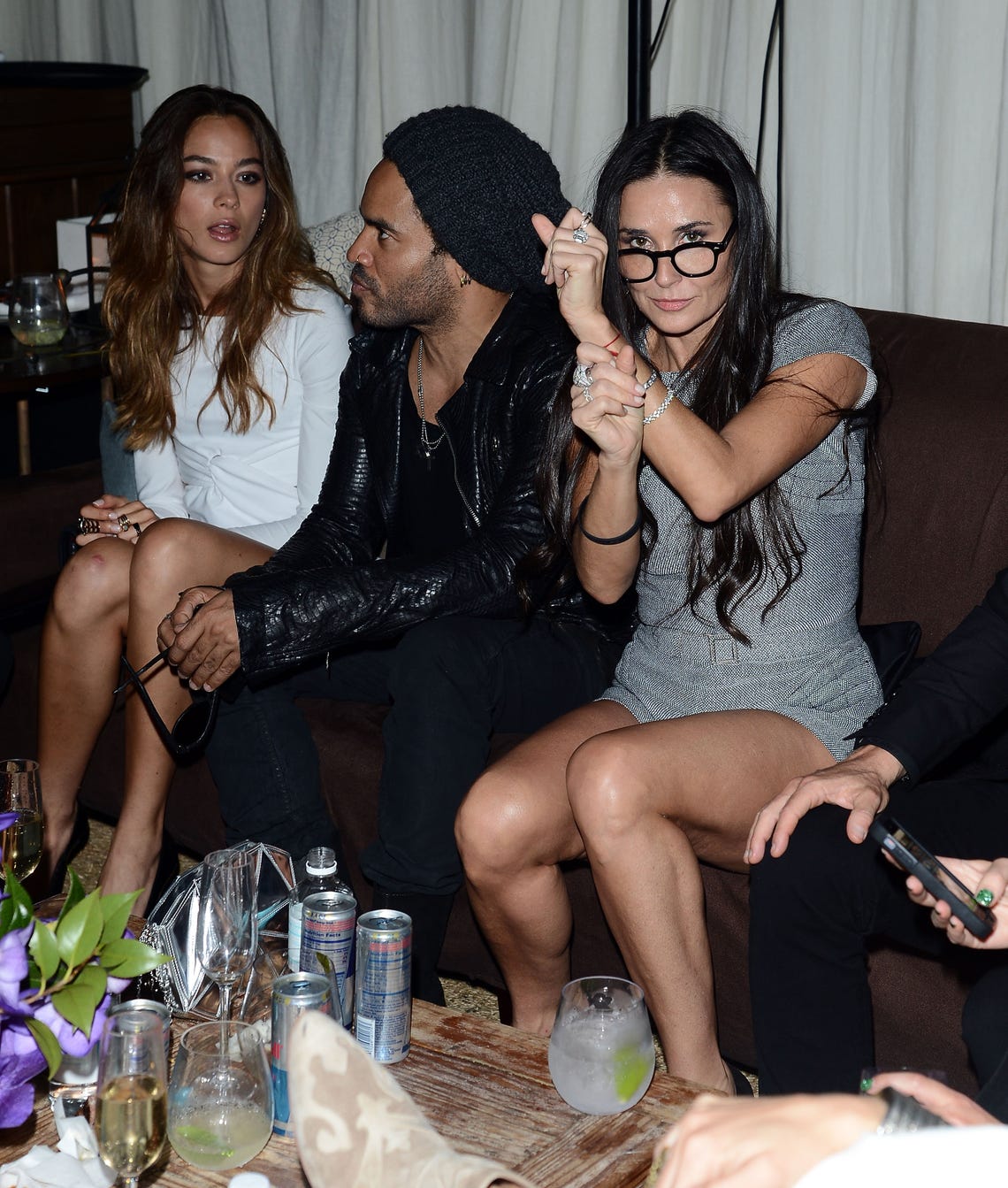 Lenny Kravitz And Demi Moore