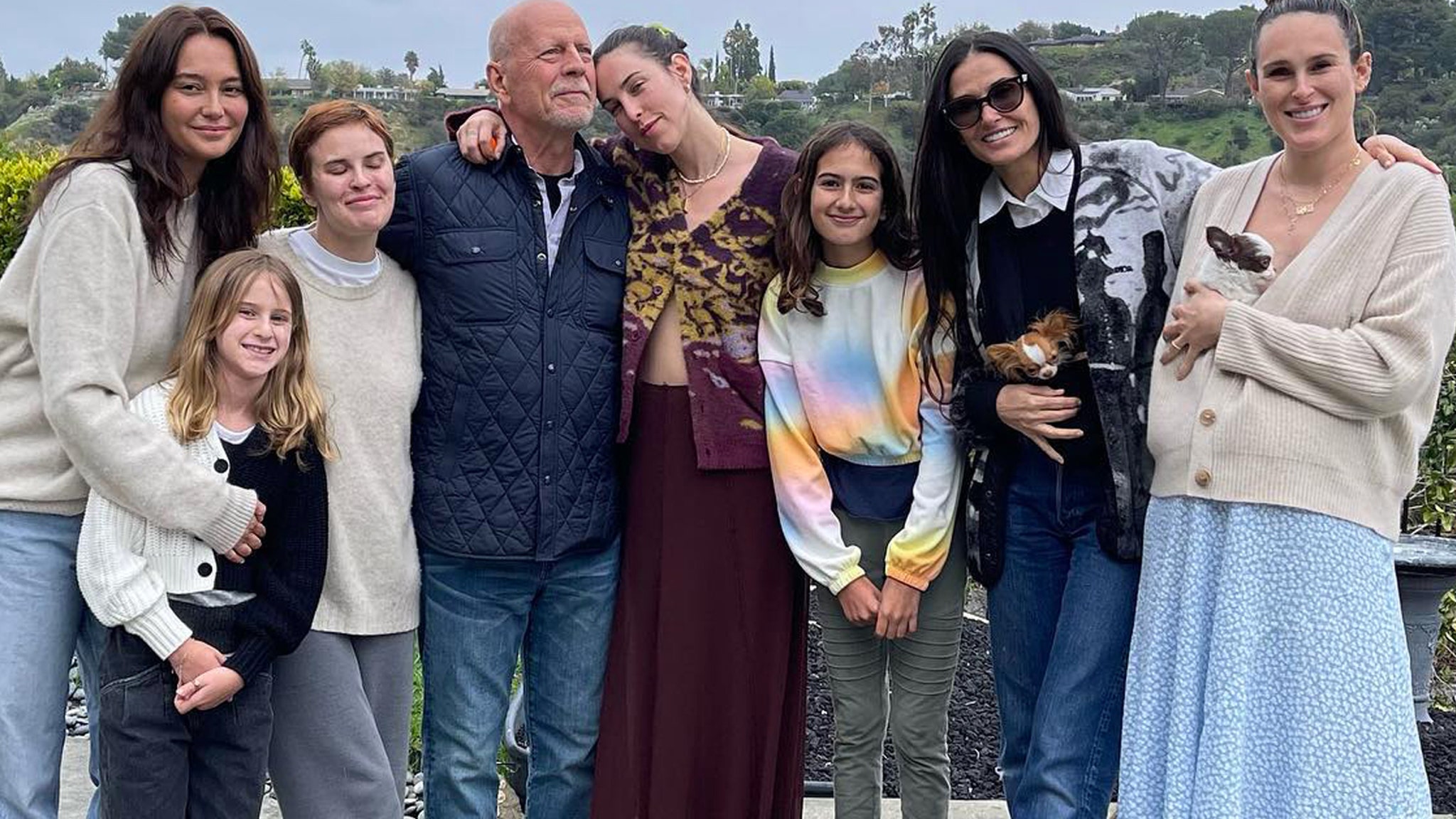 Demi Moore's Family Photos from Bruce Willis' 68th Birthday Celebration