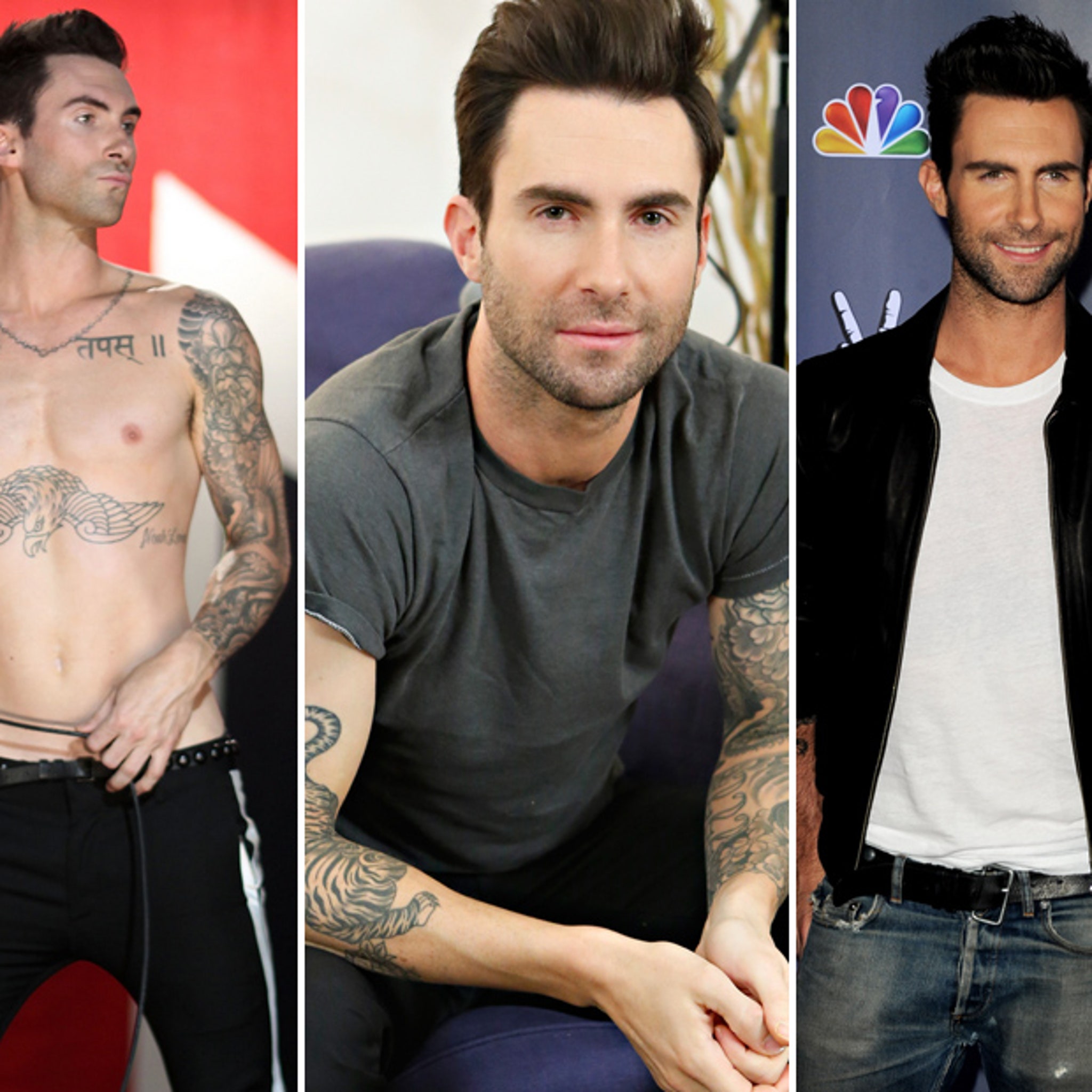 Adam Levine Turns 35 -- See His Sexiest Shots!