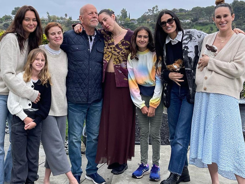 Bruce Willis Celebrated on Father's Day by Demi Moore and Emma Heming