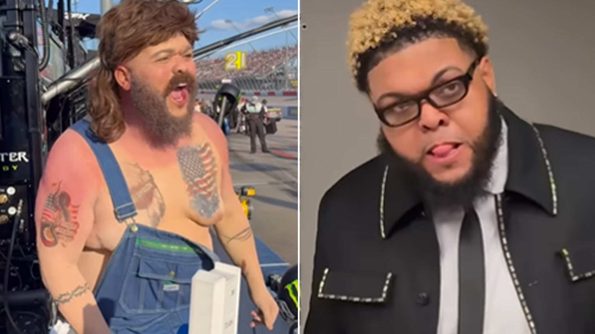 Celebrities React to Druski’s Controversial Whiteface NASCAR Skit