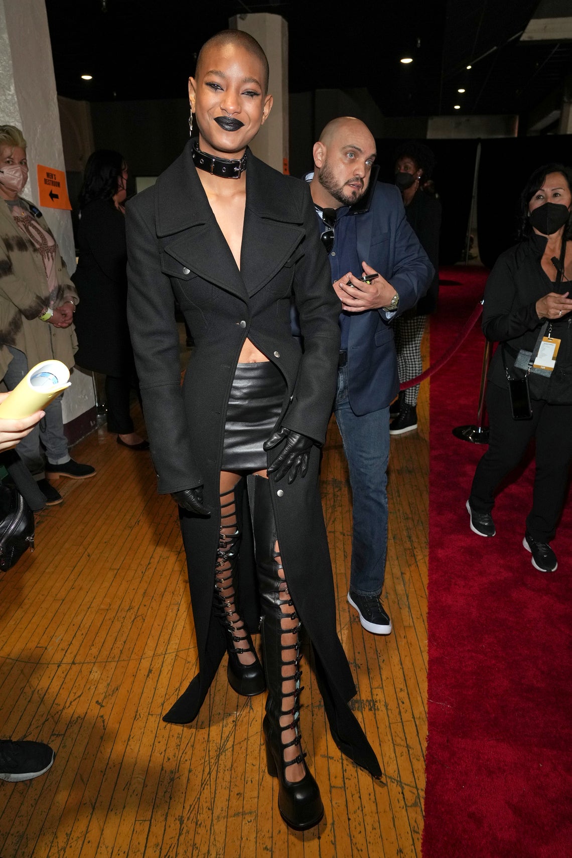 Willow Smith attends the 2022 iHeartRadio Music Awards at The Shrine Auditorium in Los Angeles, California on March 22, 2022.