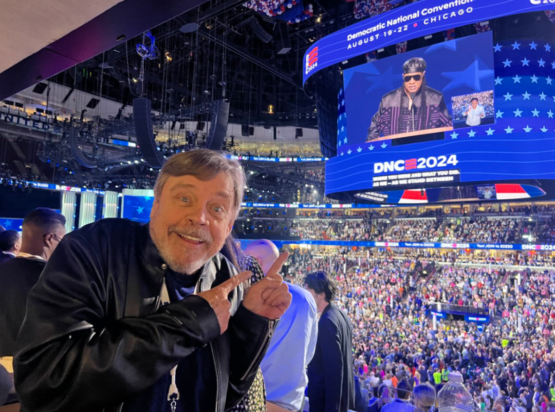 Mark Hamill at the DNC, Day 3