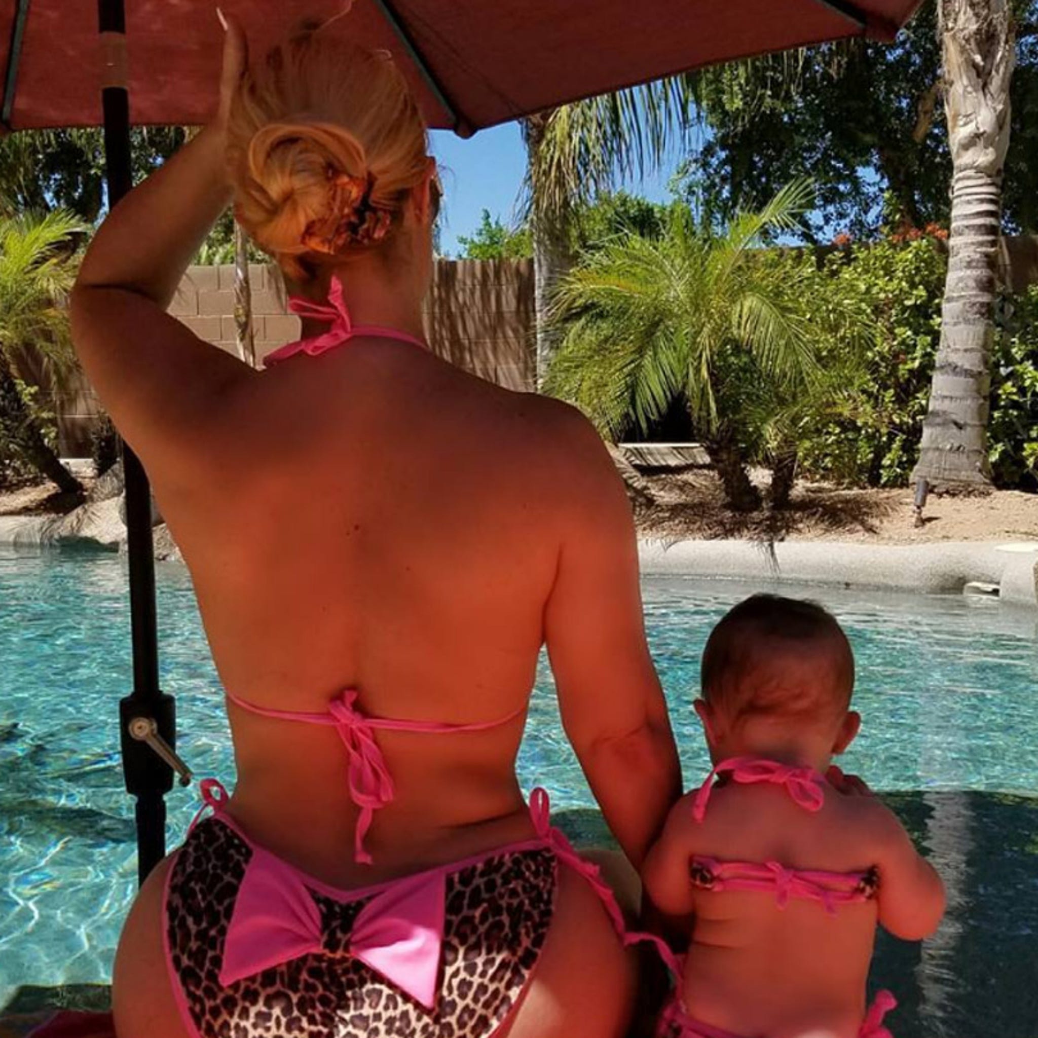 Coco Austin & Daughter Chanel Sport the Cutest Matching Bikinis