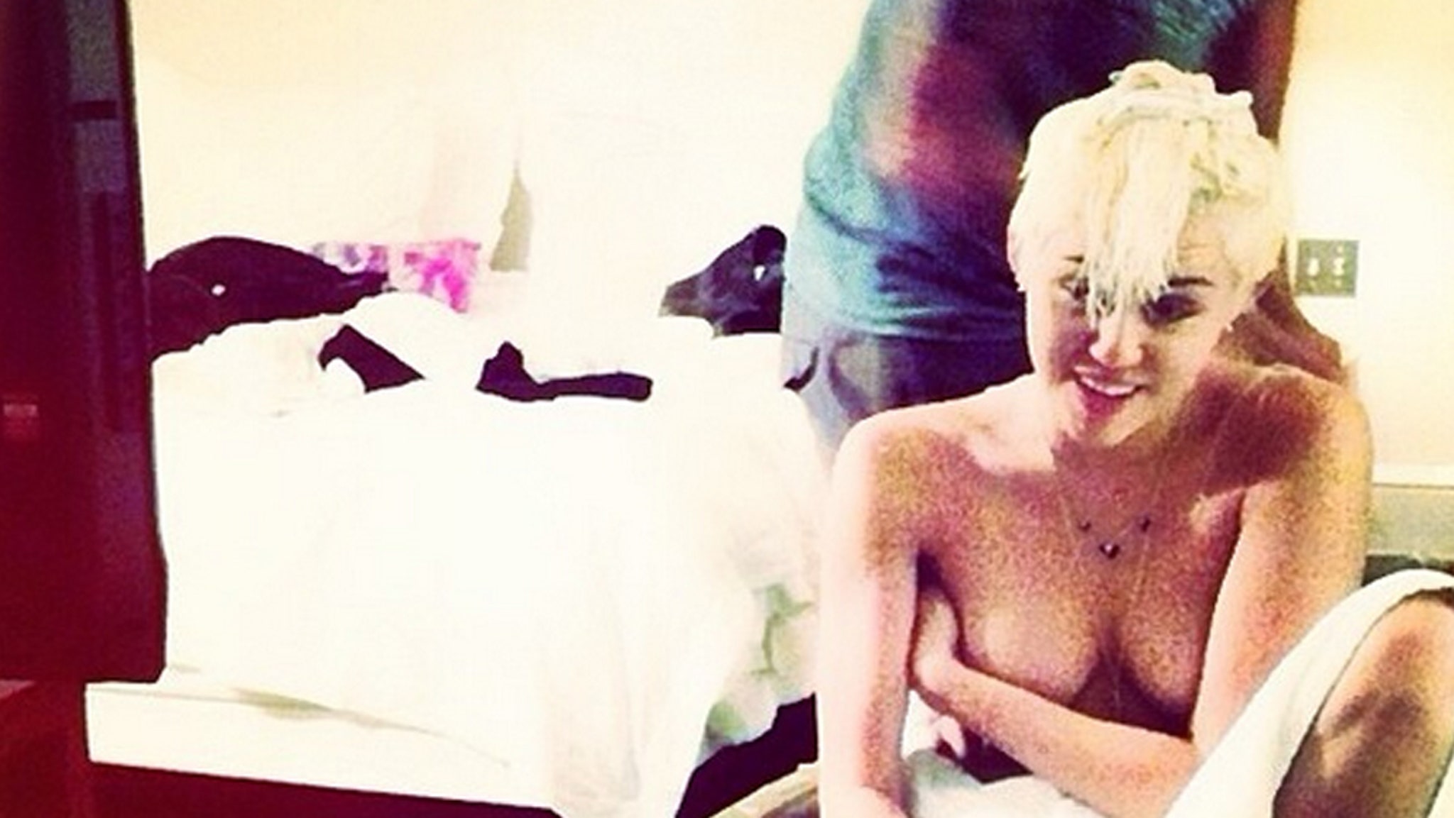 Miley Cyrus Posts Nude Bathtub Selfie Ahead Of Tiktok Tailgate