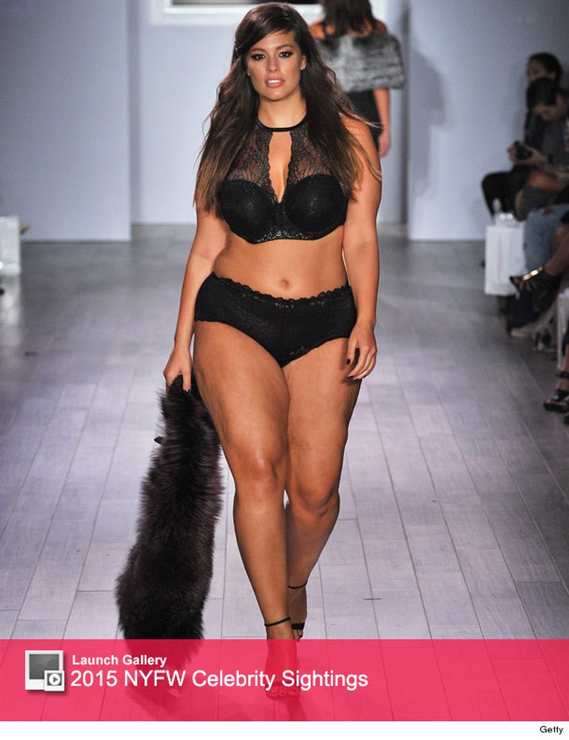 Ashley Graham Hits the Runway in Lingerie at NYFW — and Proves All