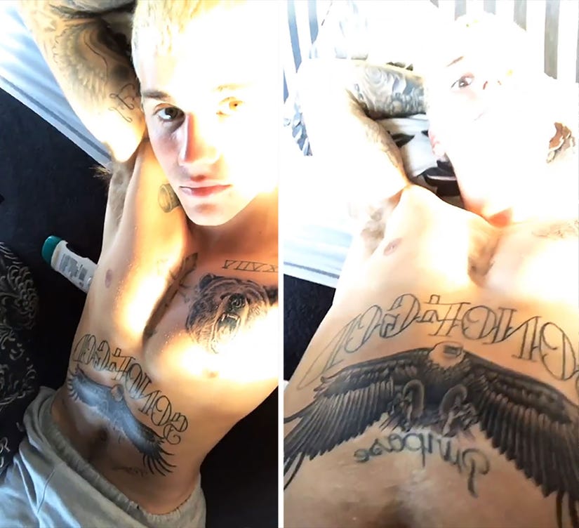 Justin Bieber just debuted two new massive tattoos   HelloGigglesHelloGiggles