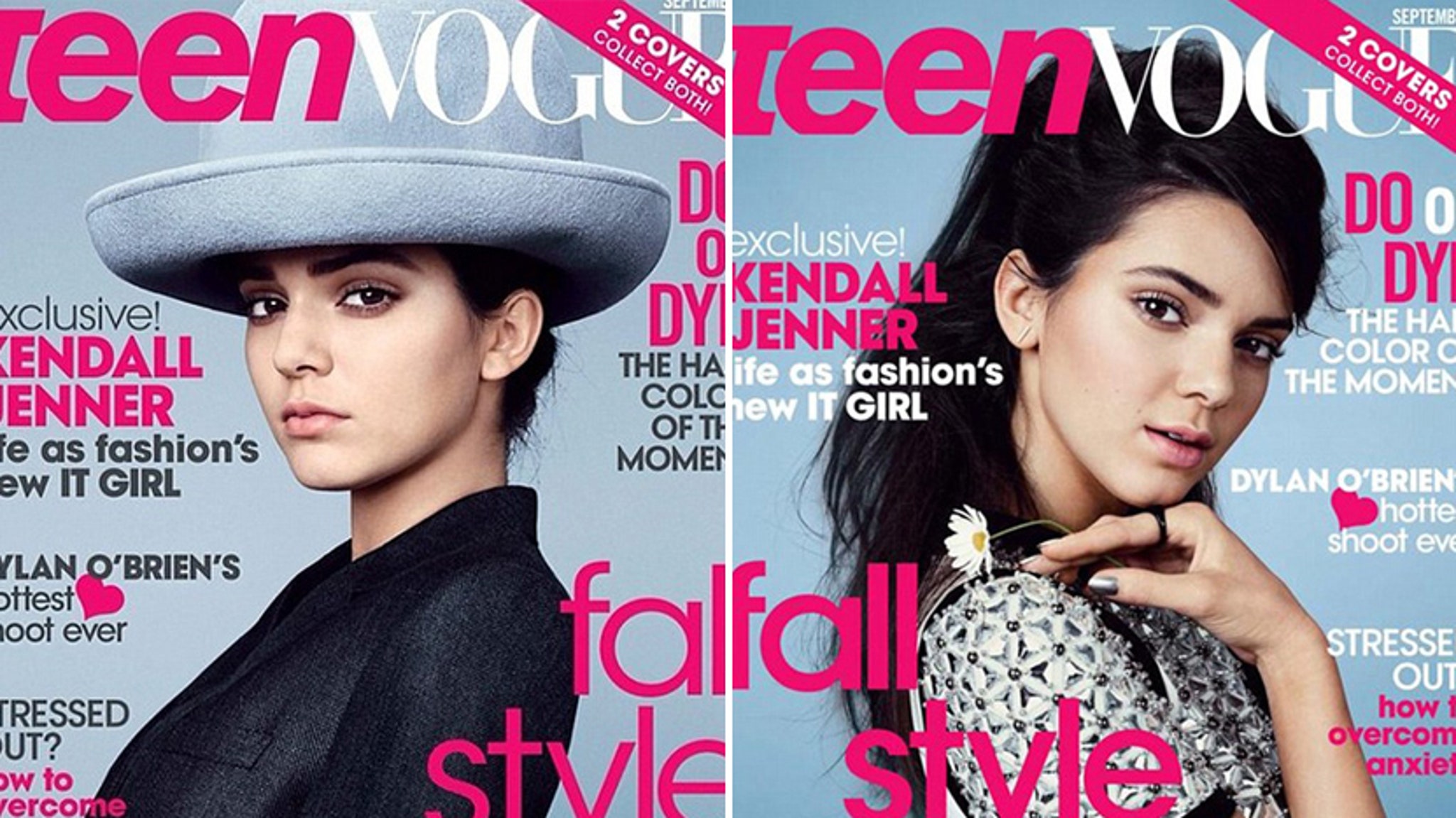 Kendall Jenner Nabs Two Teen Vogue Covers -- See the Pretty Pics!