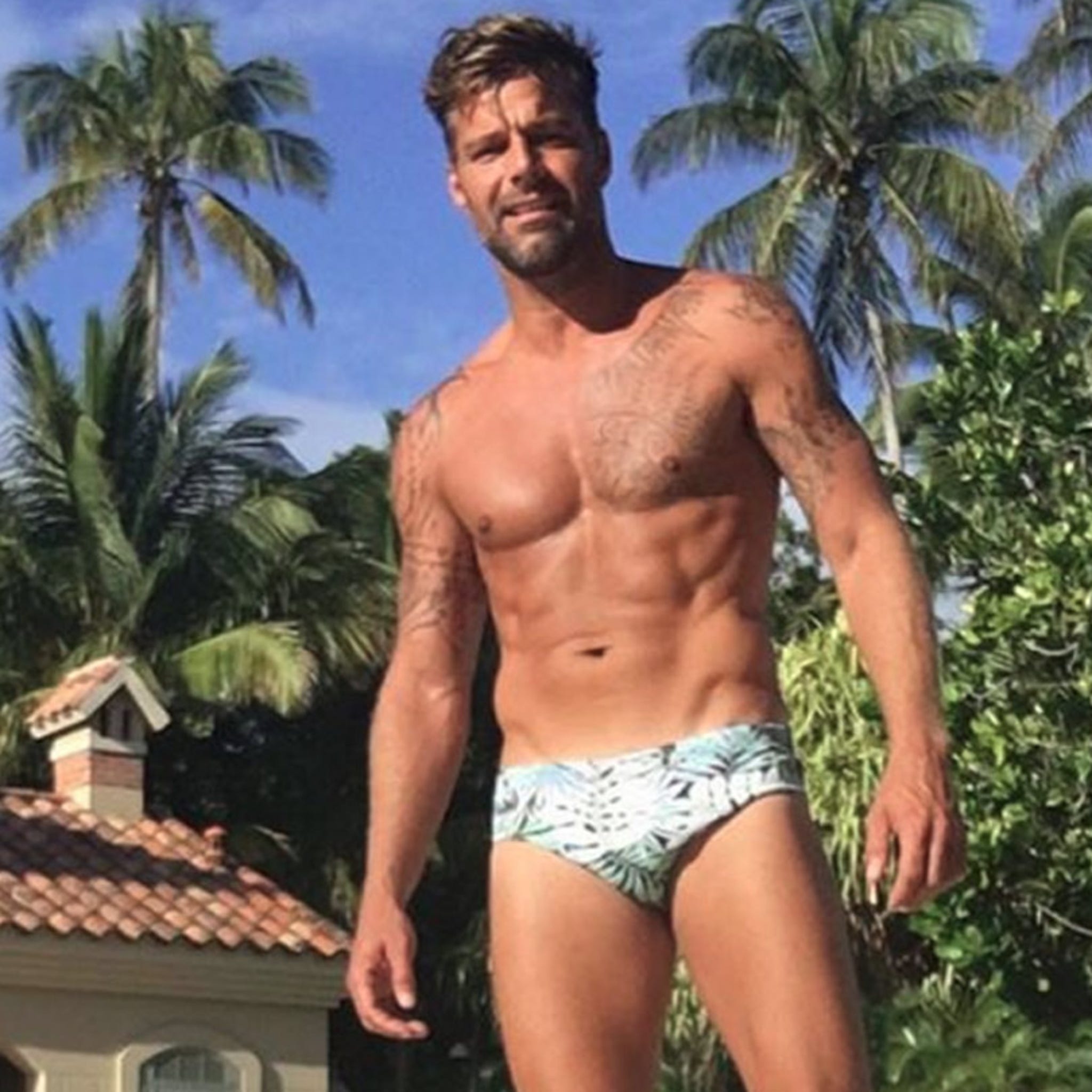 Beangstigend amplitude Leia No Dad Bod Here! Ricky Martin Flaunts Hot Physique In Speedo, Shares Rare  Photos of His Twins