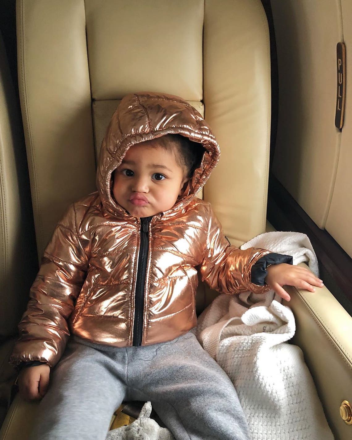 "cutest travel buddy" Kylie Jenner