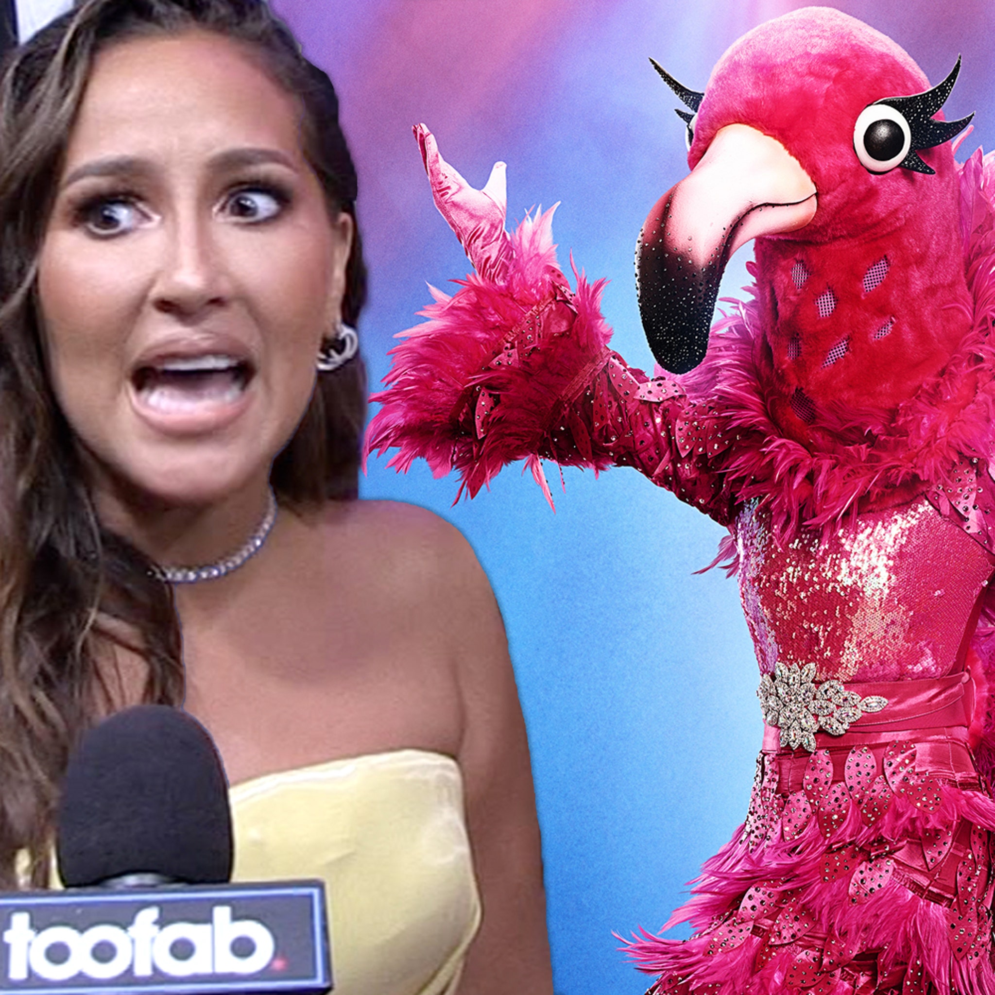 Adrienne Bailon Denies She S Flamingo On The Masked Singer