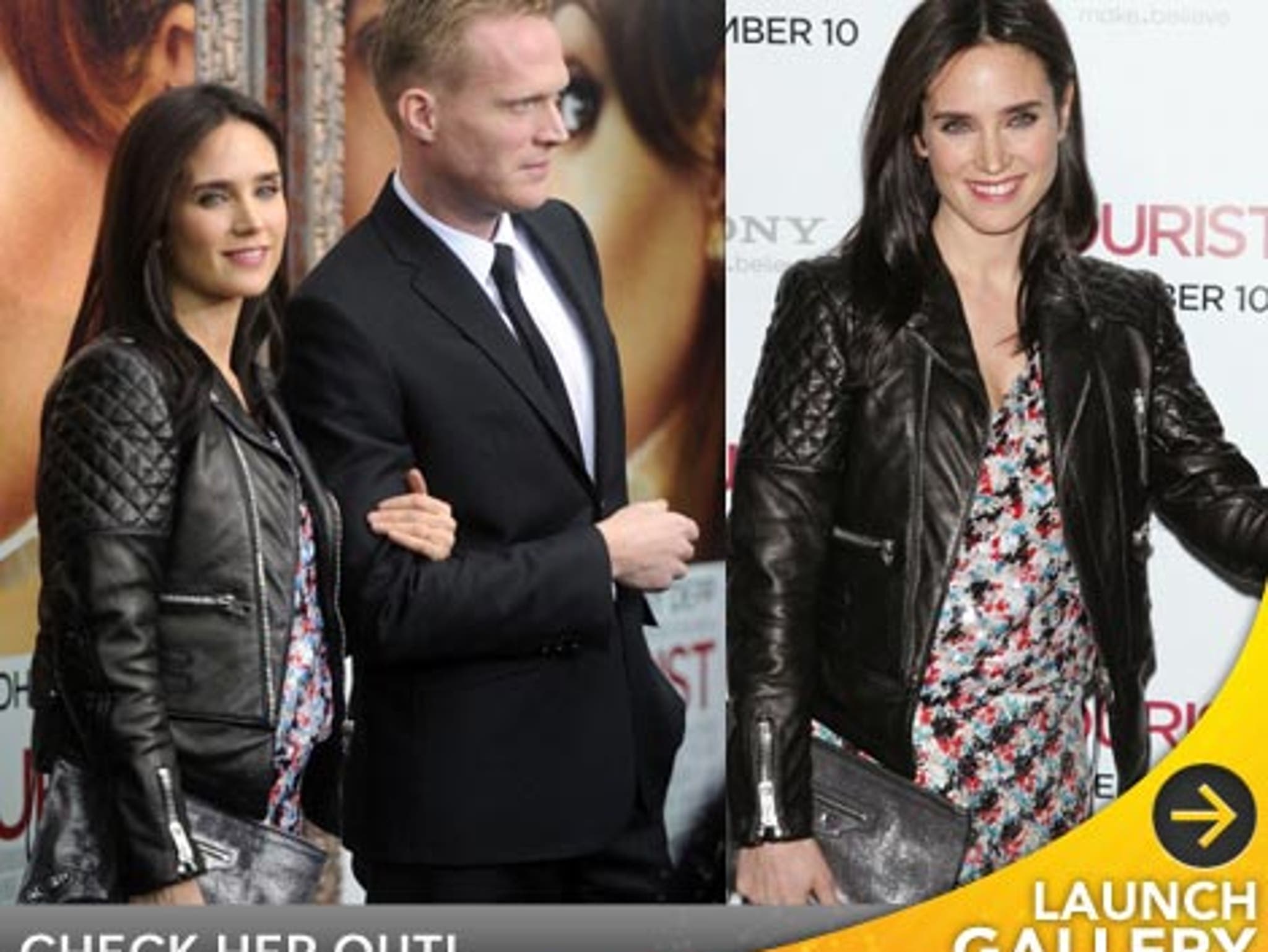 Jennifer Connelly and family in NY + with added Paul Bettany!