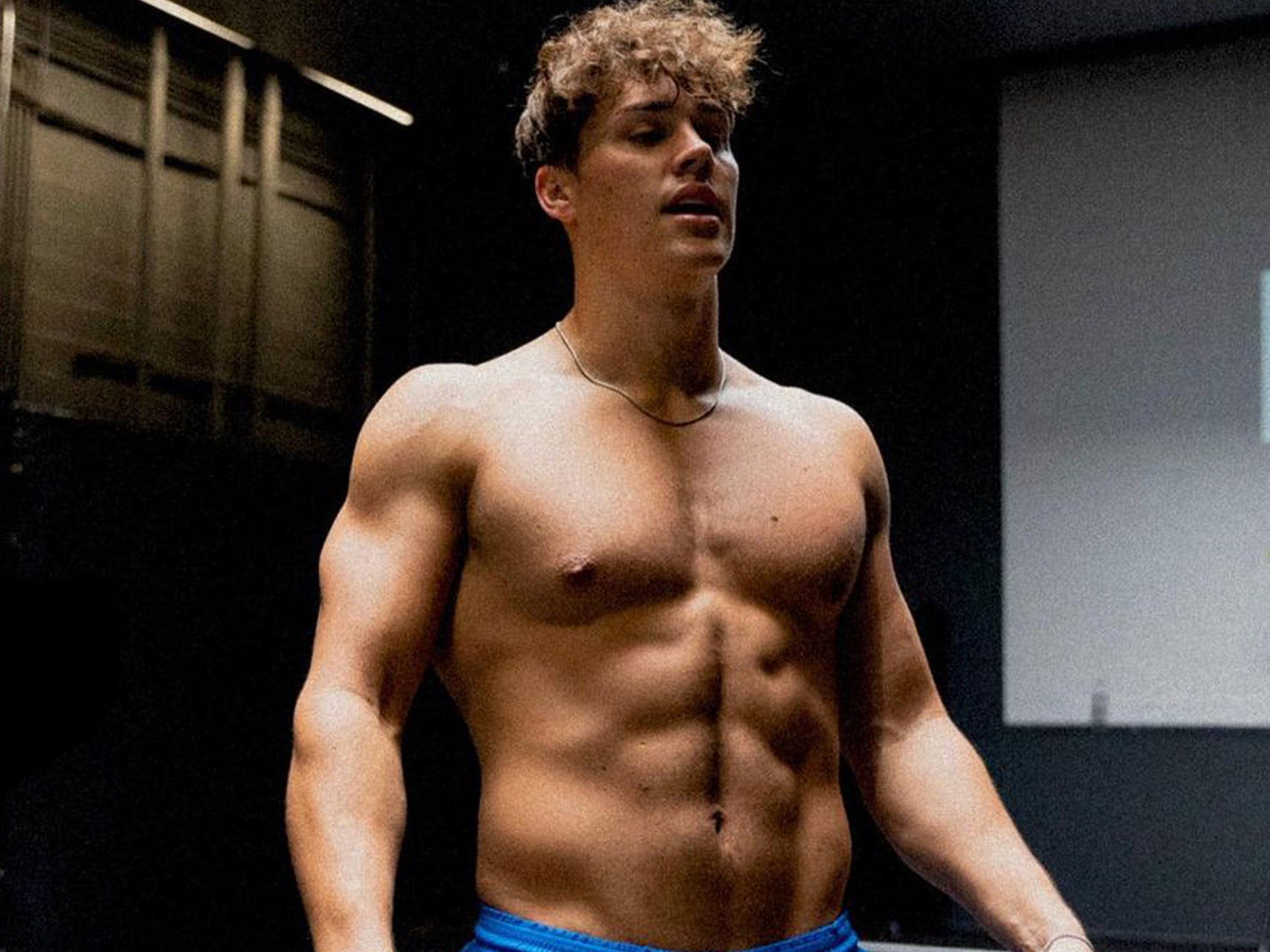 Noah Beck Reposts Underwear Photoshoot on Instagram