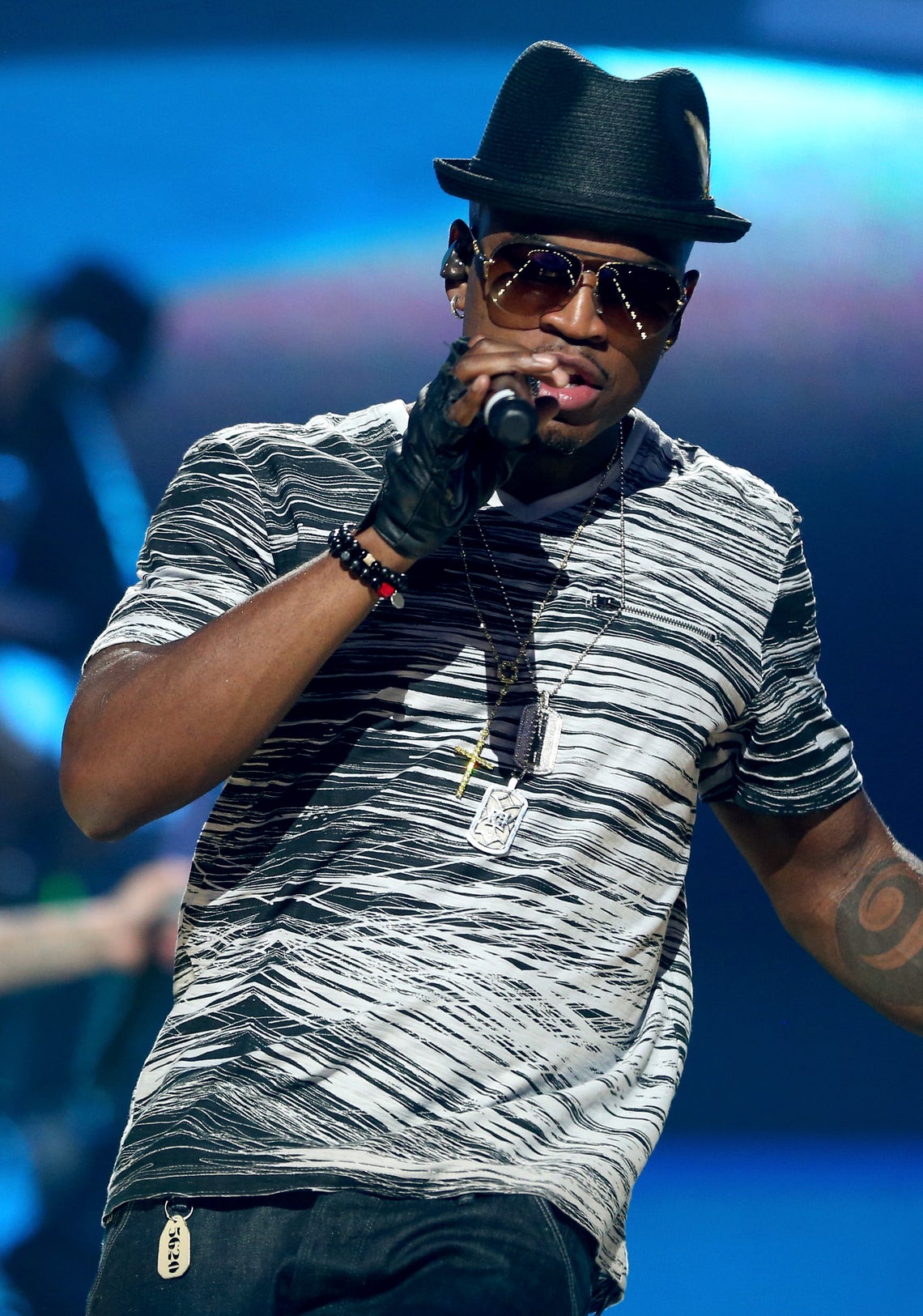 Ne-Yo performs onstage during the 2012 iHeartRadio Music Festival at the MGM Grand Garden Arena in Las Vegas, Nevada (September 22, 2012).
