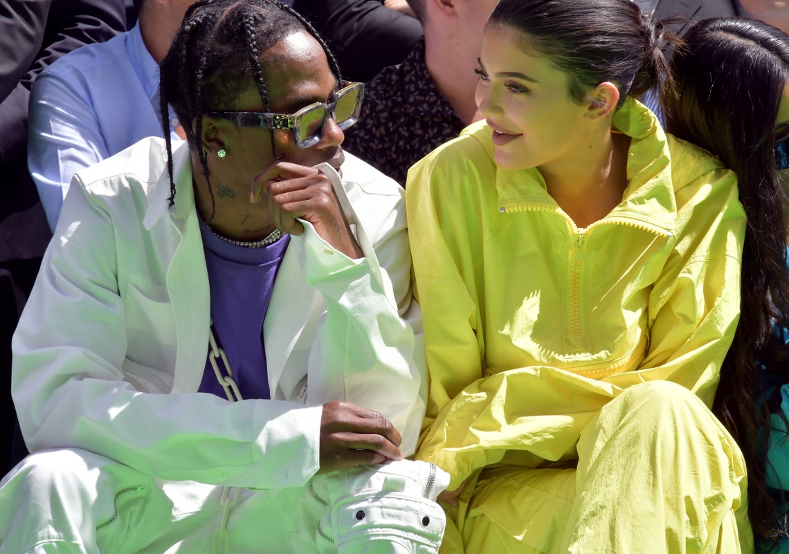 Kimye, Kylie Jenner & Travis Scott Travel to Paris for Louis Vuitton Runway  Show