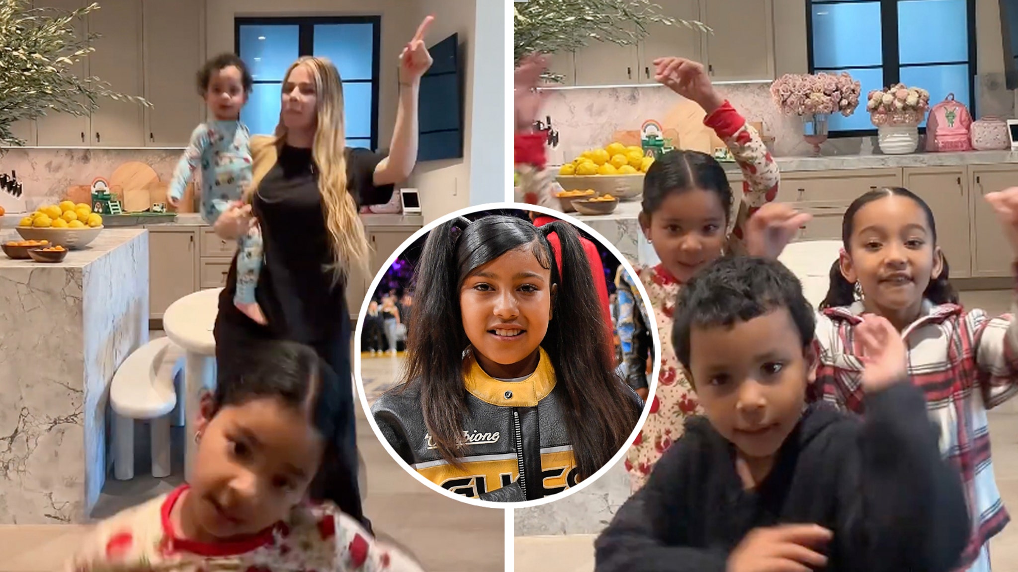 Khloe and Kim Kardashian's Kids Adorably Dance to and Lip-Sync North West's Talking Verse