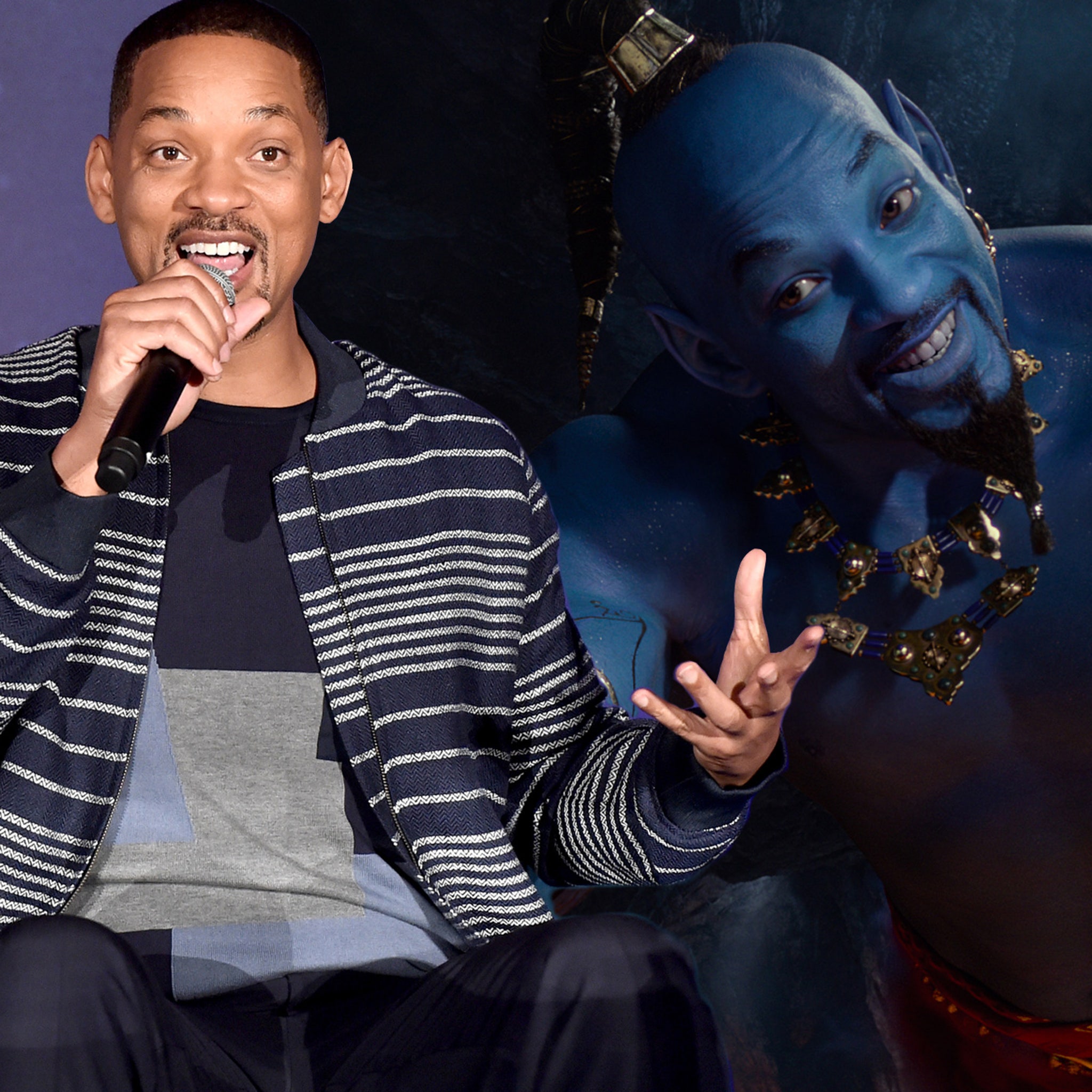 Will Smith Pays Tribute to Robin Williams' Genie in Original Aladdin