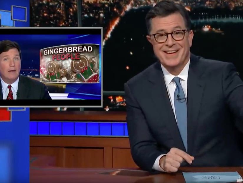 Colbert Roasts Tucker Carlson for War on Christmas Outrage Over ...