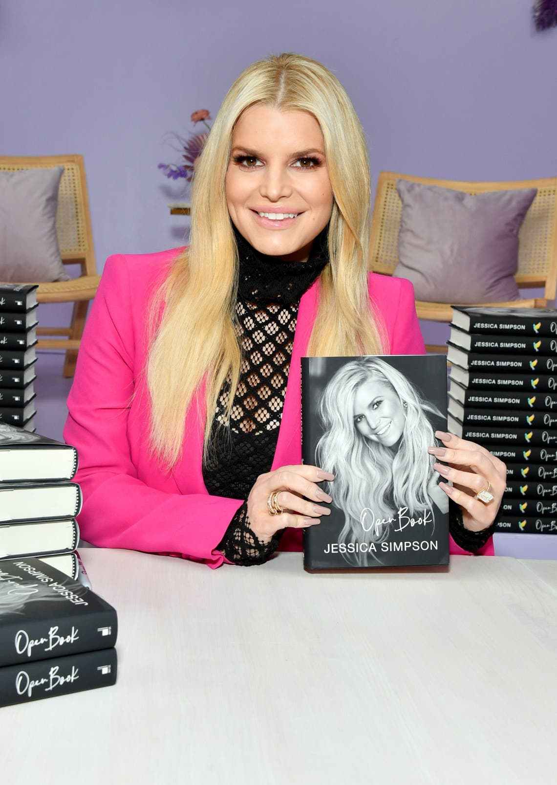 All the Looks from Jessica Simpson's 'Open Book' Press Tour