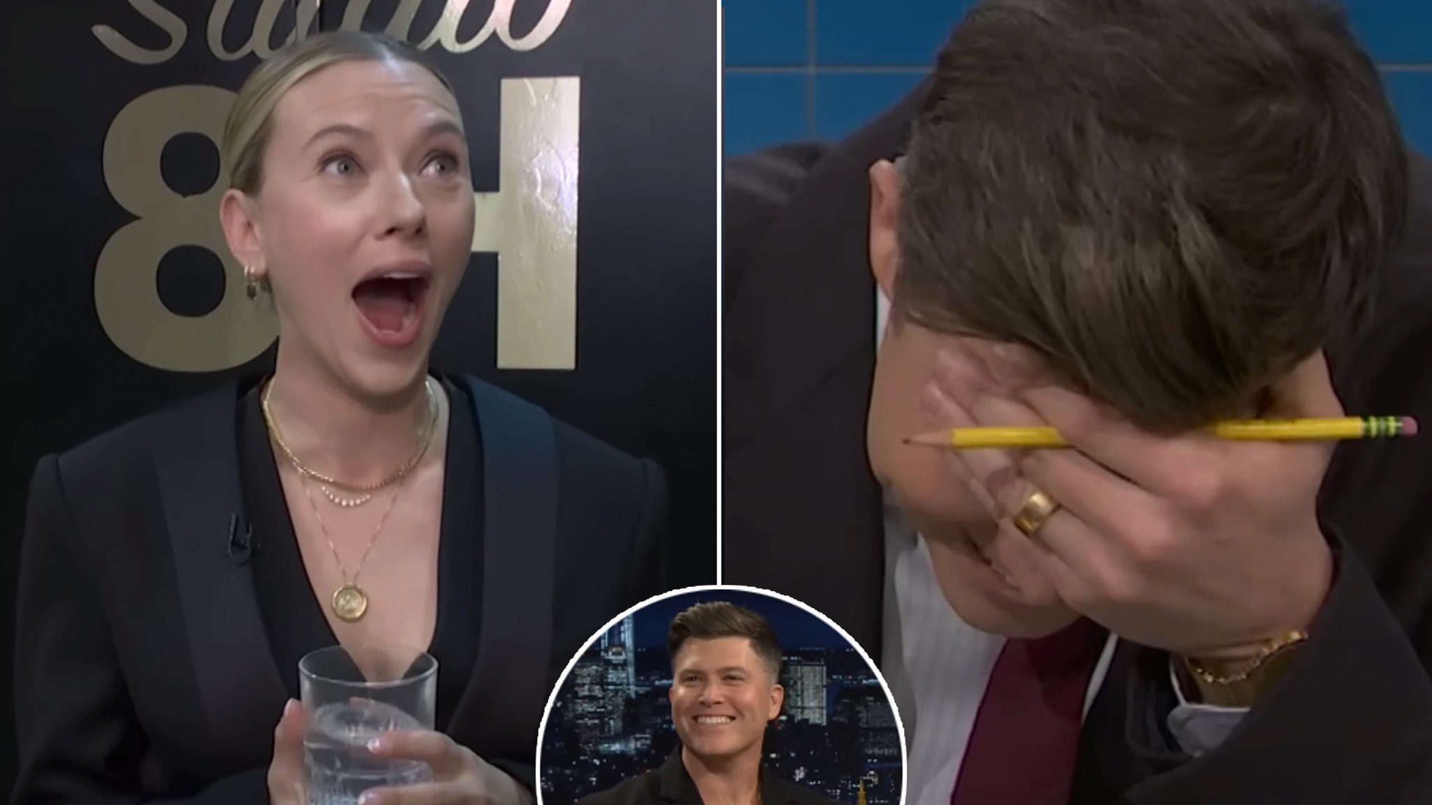 Colin Jost ‘In Trouble’ with Scarlett Johansson After NSFW Joke About Her Vagina on SNL