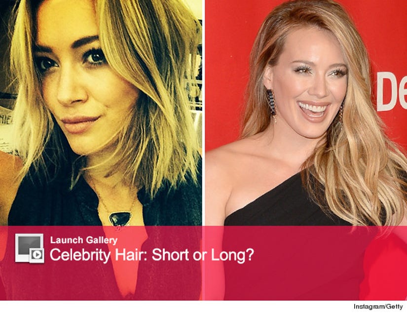Hilary Duff Hops Into Hair Salon: Photo 2434525