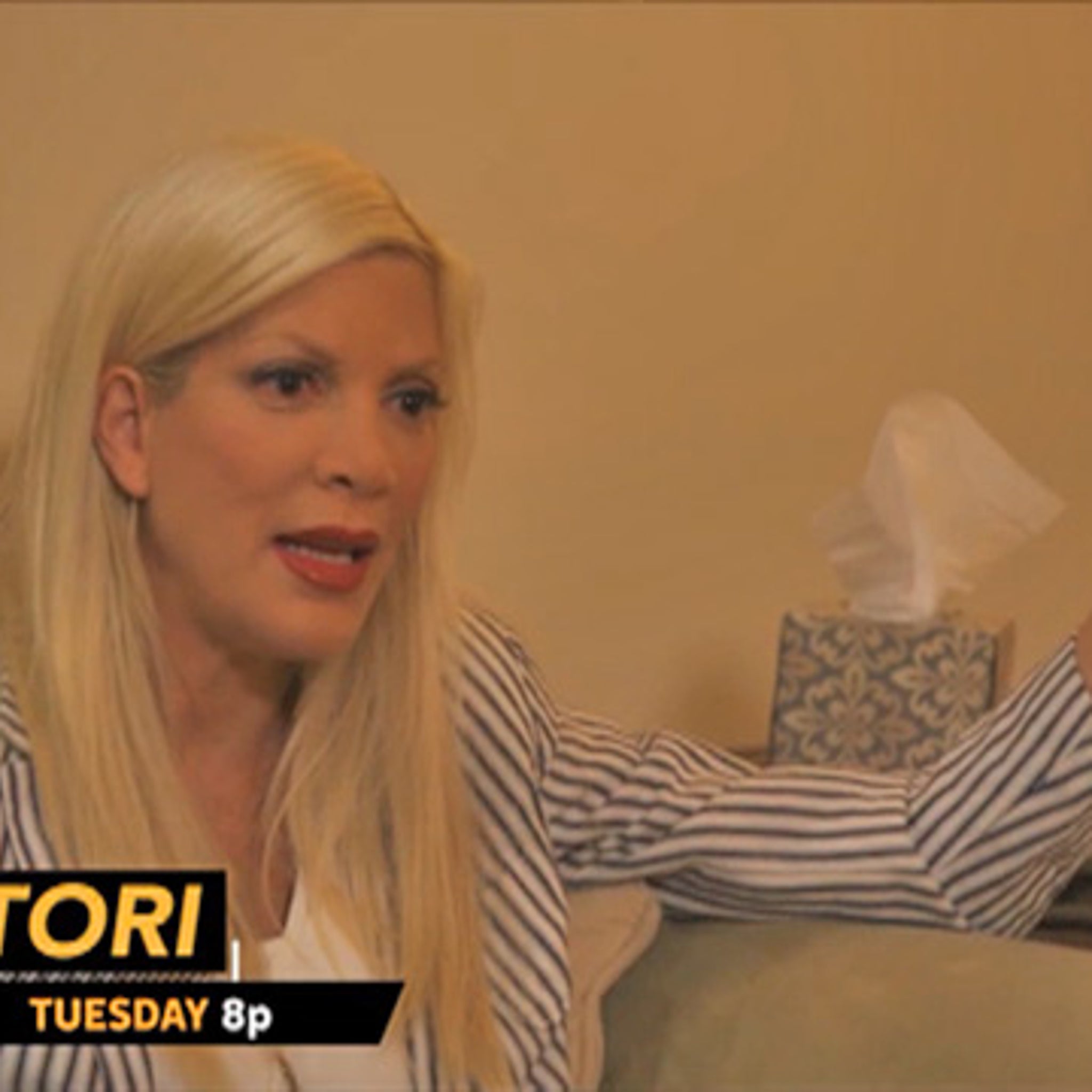 Tori Spelling Talks About 