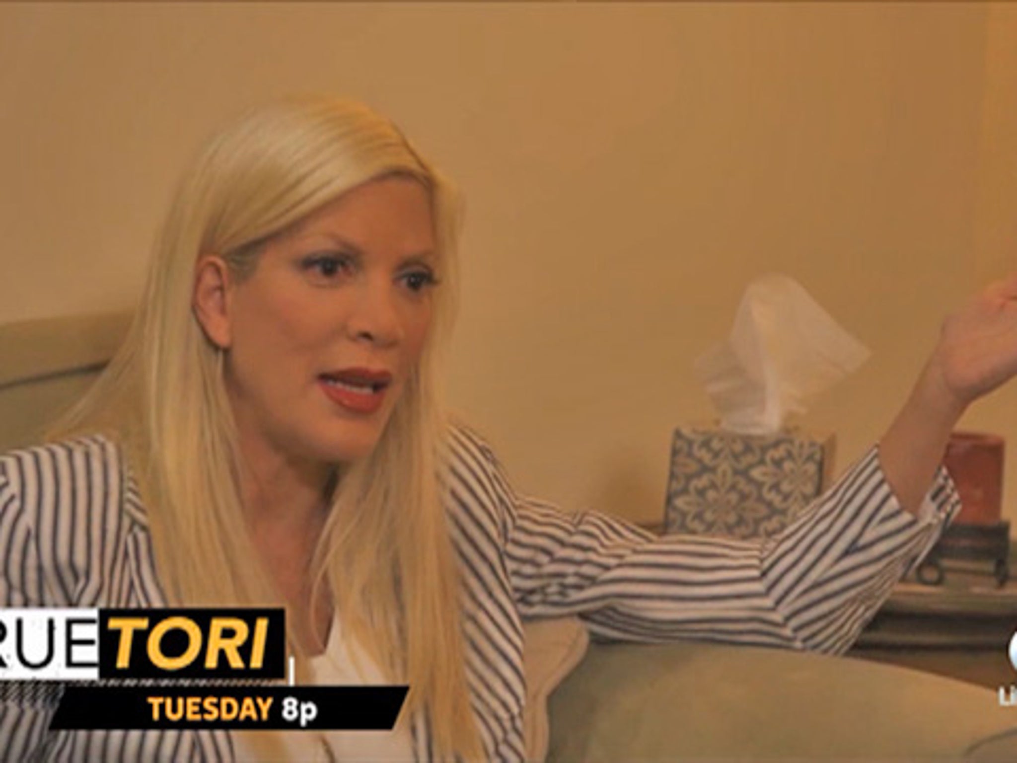 Tori Spelling Talks About 