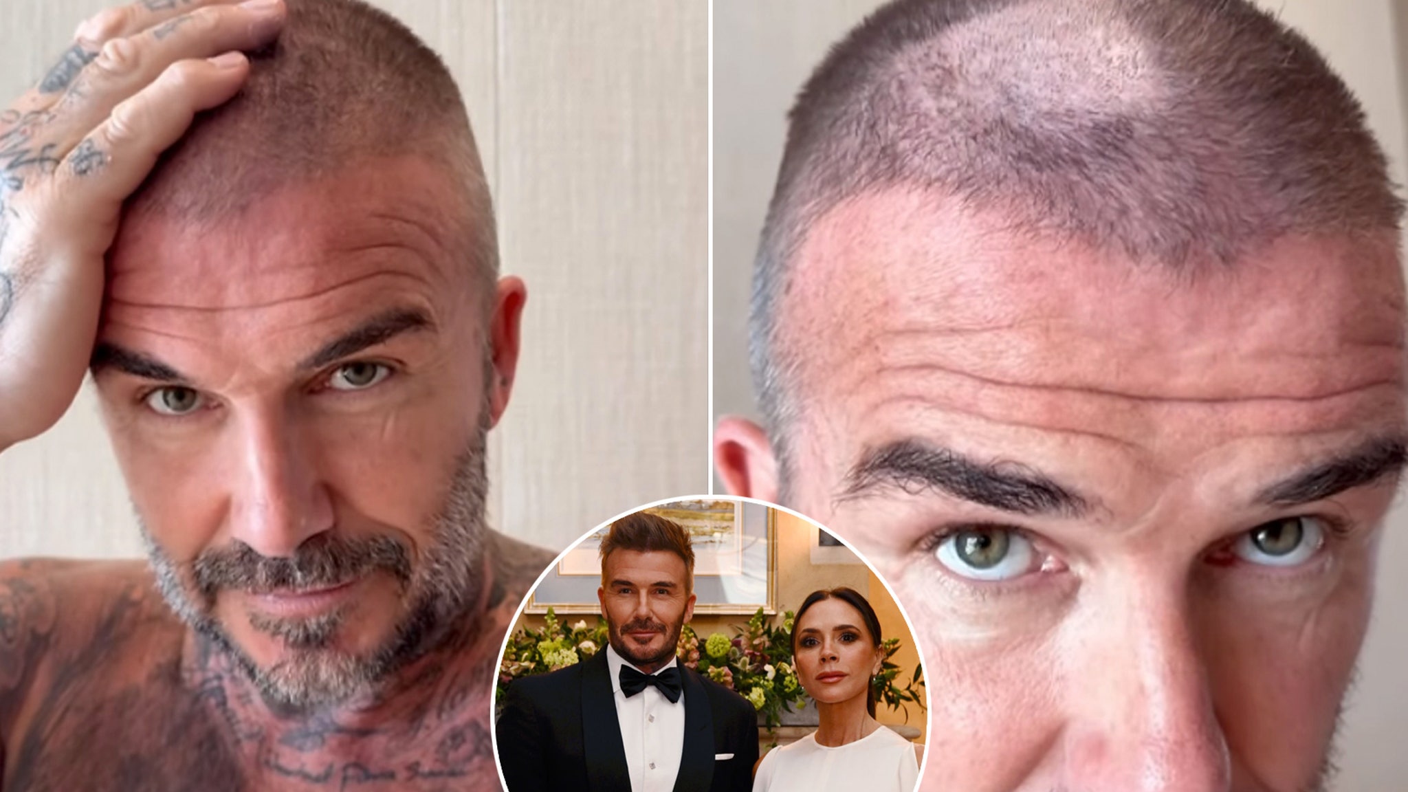 Victoria Beckham Trolls Husband David After Haircut Mishap: 'It Looks Terrible'