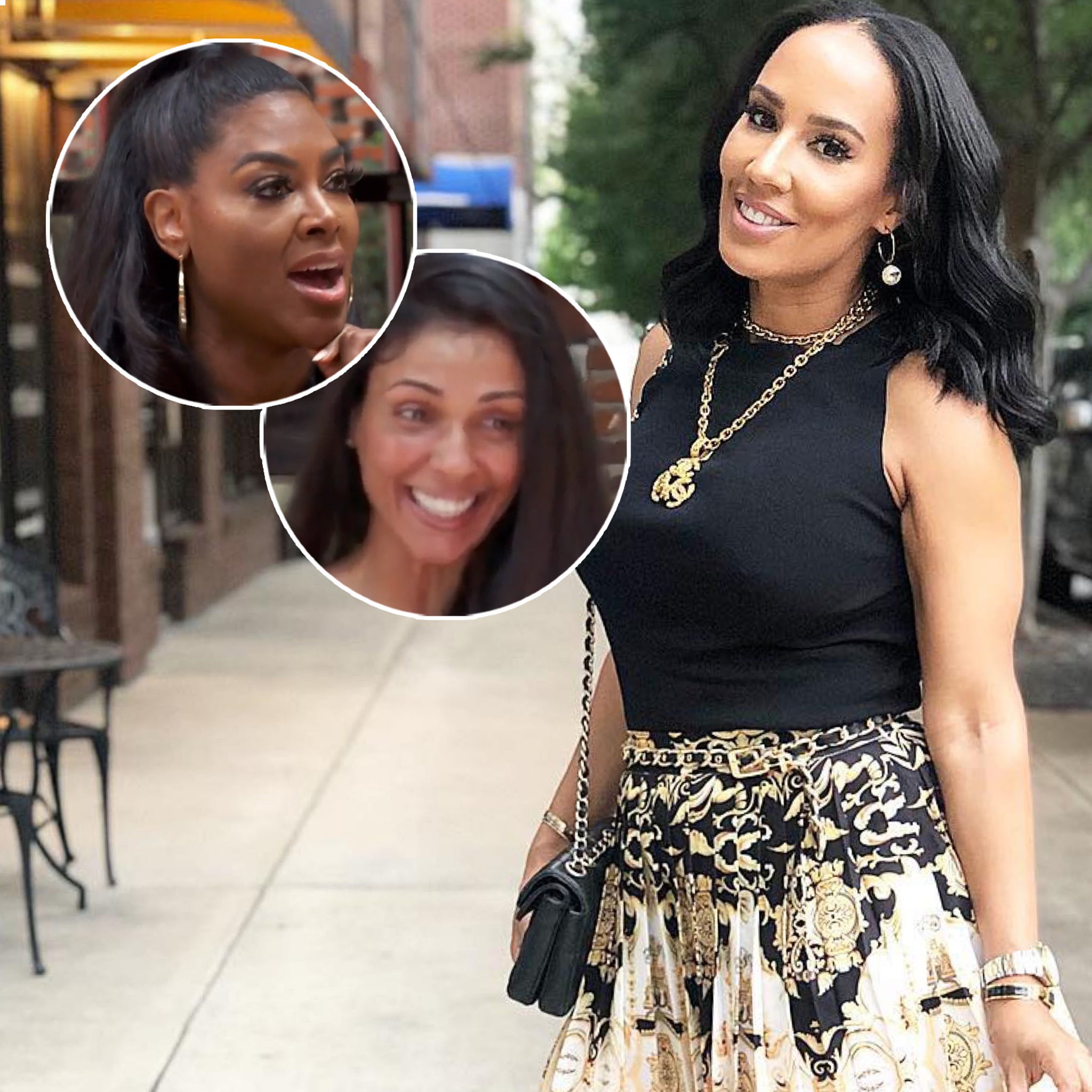 Kenya From Real Housewives Of Atlanta Instagram Rhoa S Tanya Sam Slams Cookie Lady Kenya Moore Over Cheating Rumors