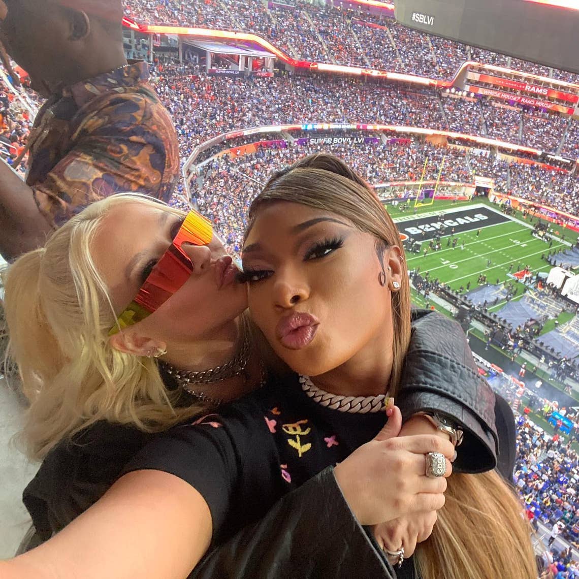 PHOTOS: Celebrities spotted at Super Bowl LVI