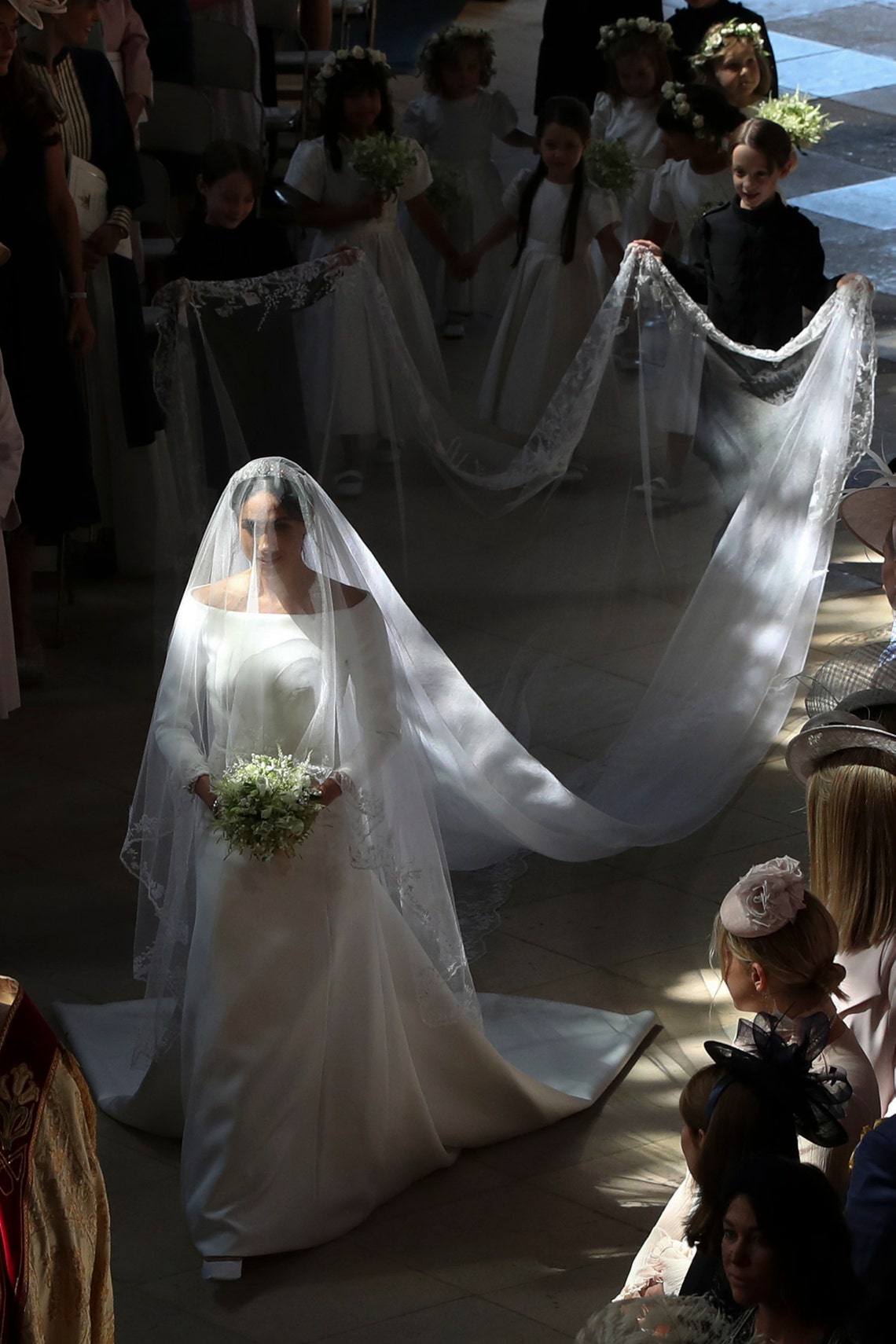 A Look at Meghan Markle s Stunning Royal Wedding Gown From Every Angle